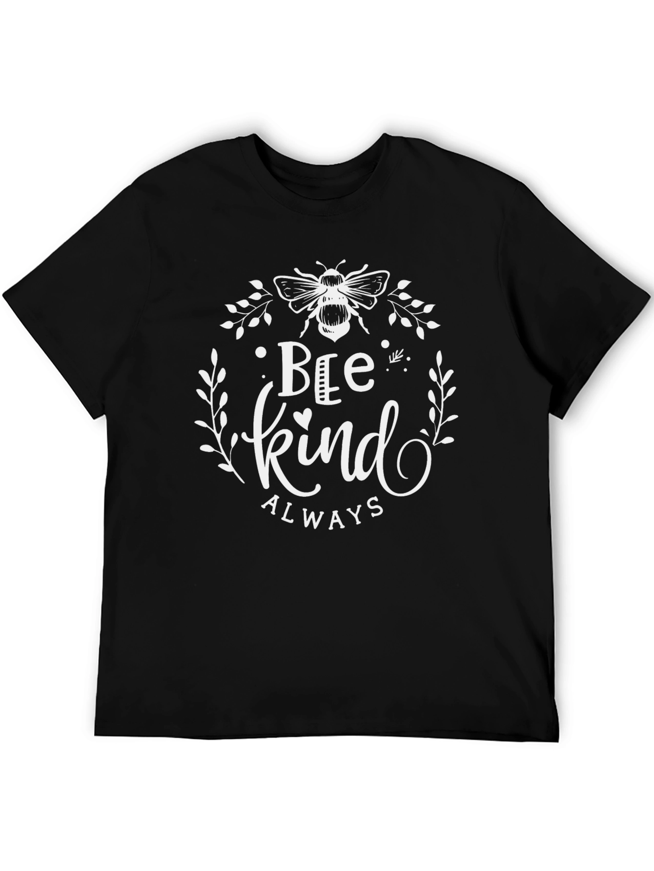 Bee Kind Always Black Graphic Tee