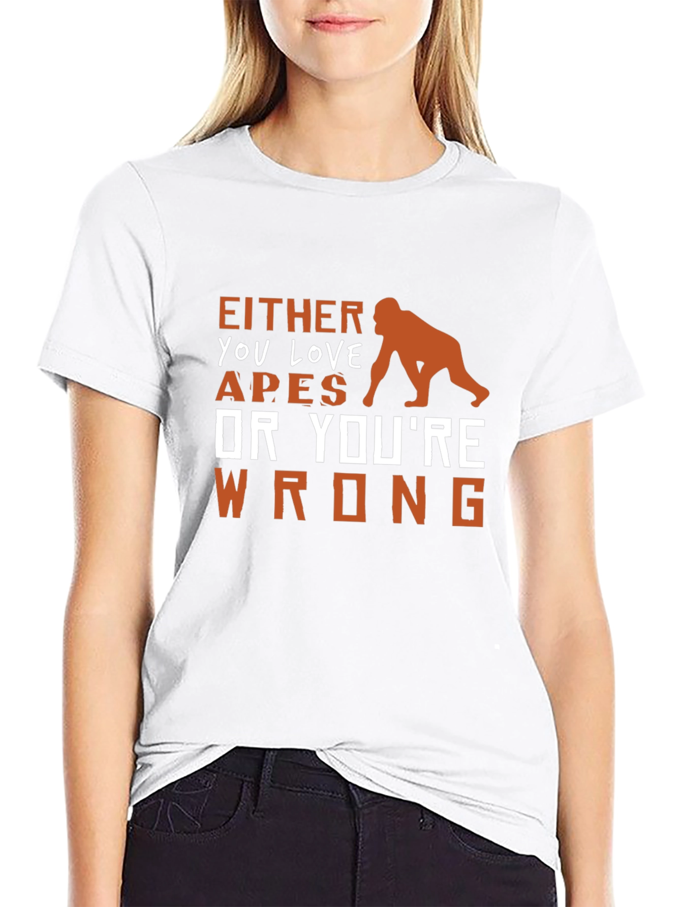 Apes Love Graphic Tee - Funny Primate Lover T-Shirt