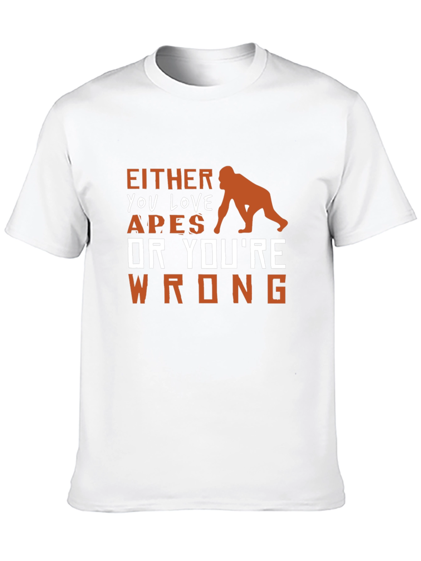 Apes Love Graphic Tee - Funny Primate Lover T-Shirt