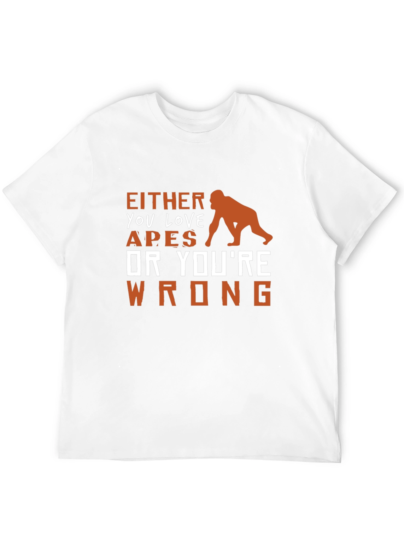 Apes Love Graphic Tee - Funny Primate Lover T-Shirt