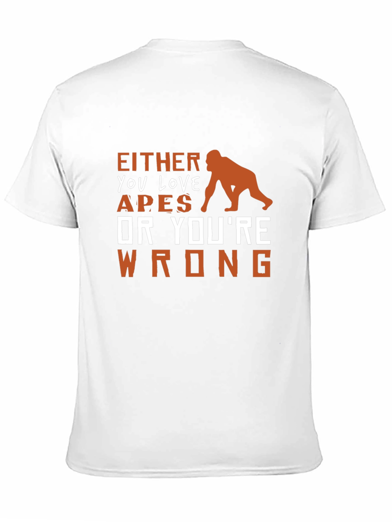Apes Love Graphic Tee - Funny Primate Lover T-Shirt