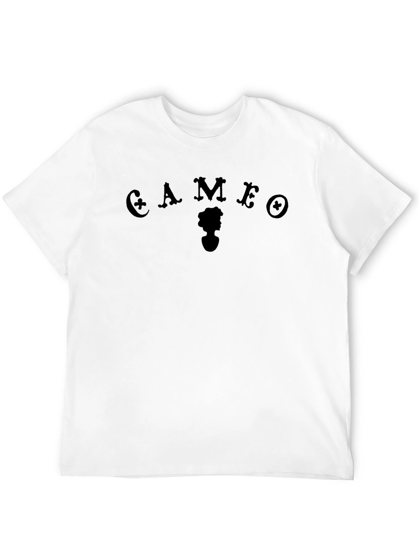 Cameo Graphic Tee - Stylish Crew Neck T-Shirt