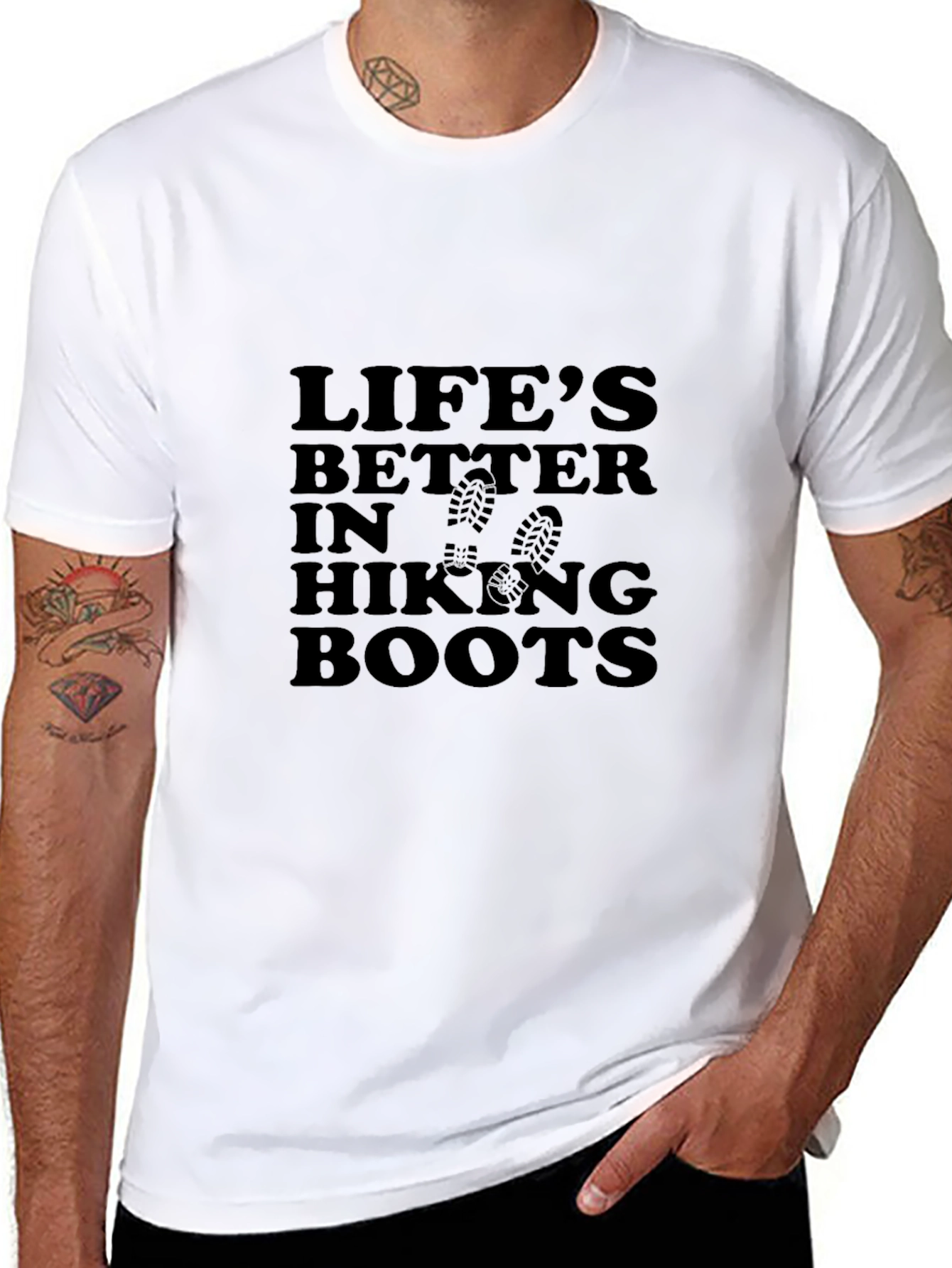 Lifes Better in Hiking Boots T-Shirt