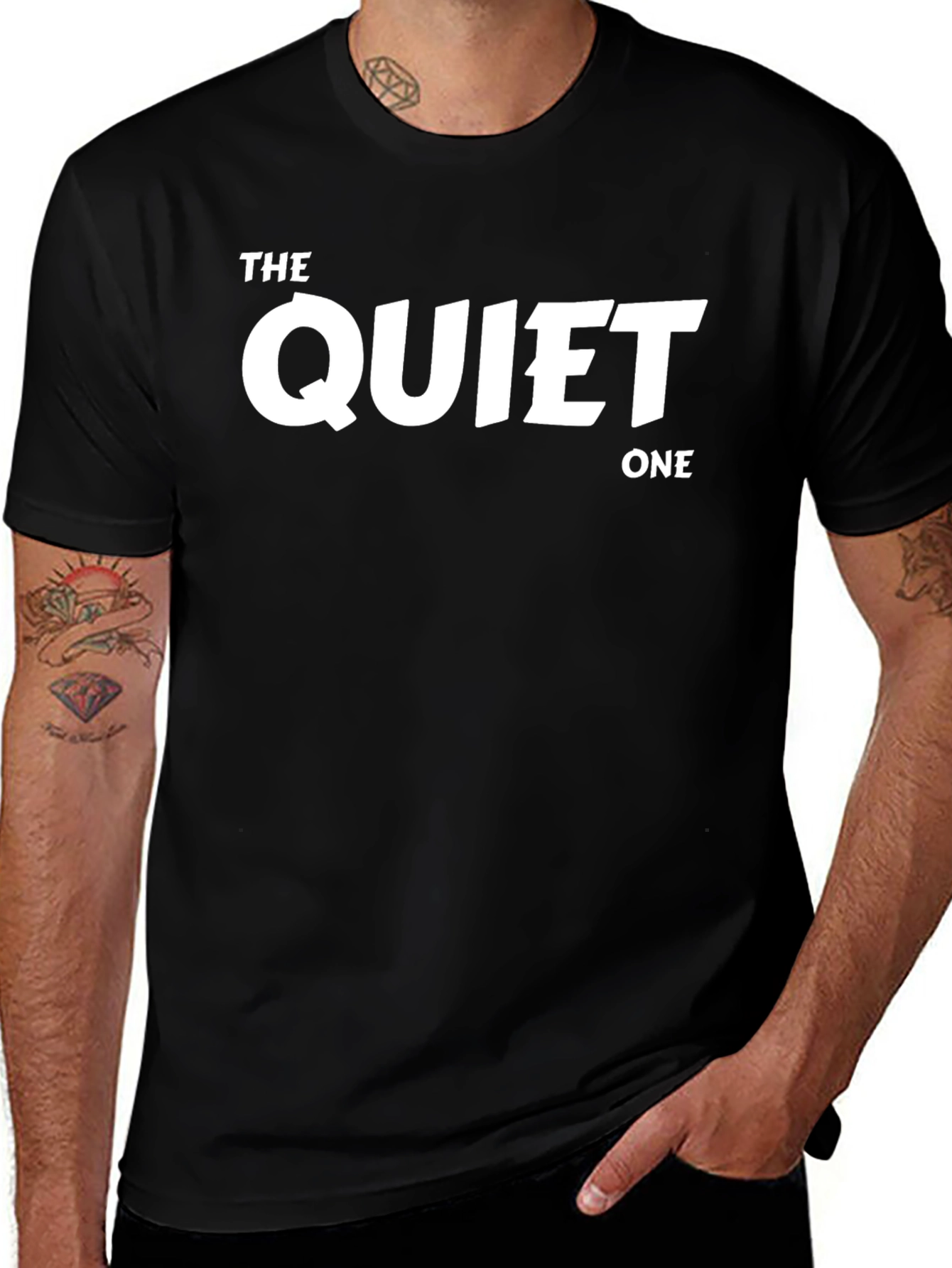 The Quiet One T-Shirt - Black Graphic Tee