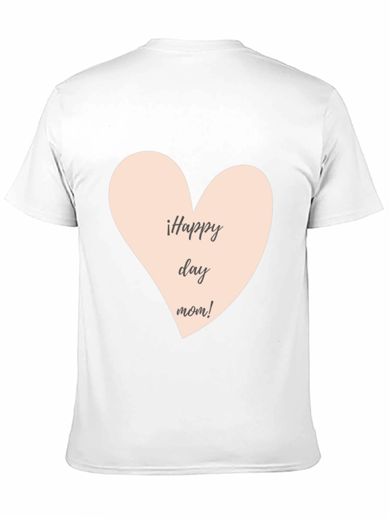 Happy Day Mom T-Shirt - Black Crew Neck
