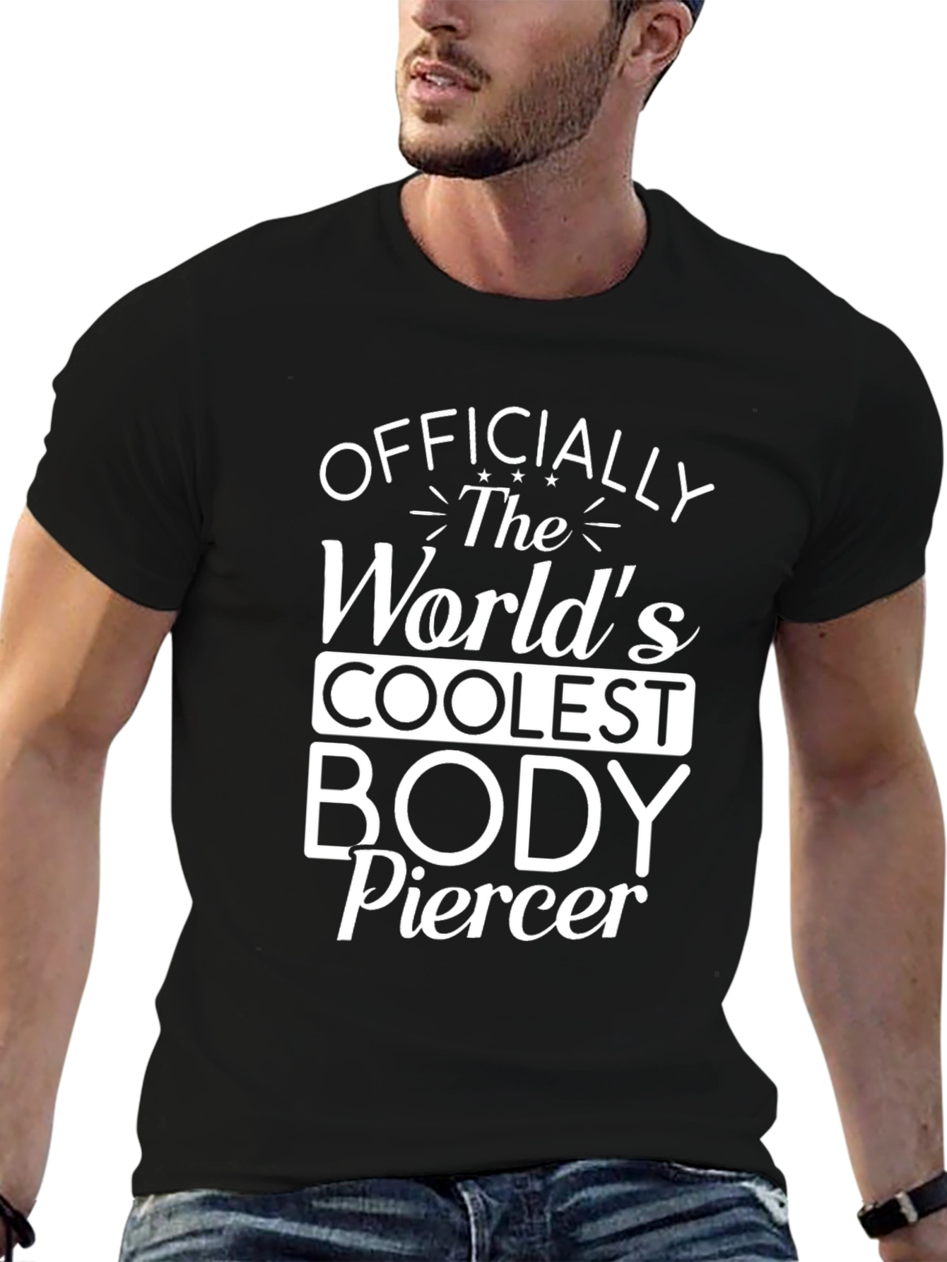 Coolest Body Piercer Black T-Shirt