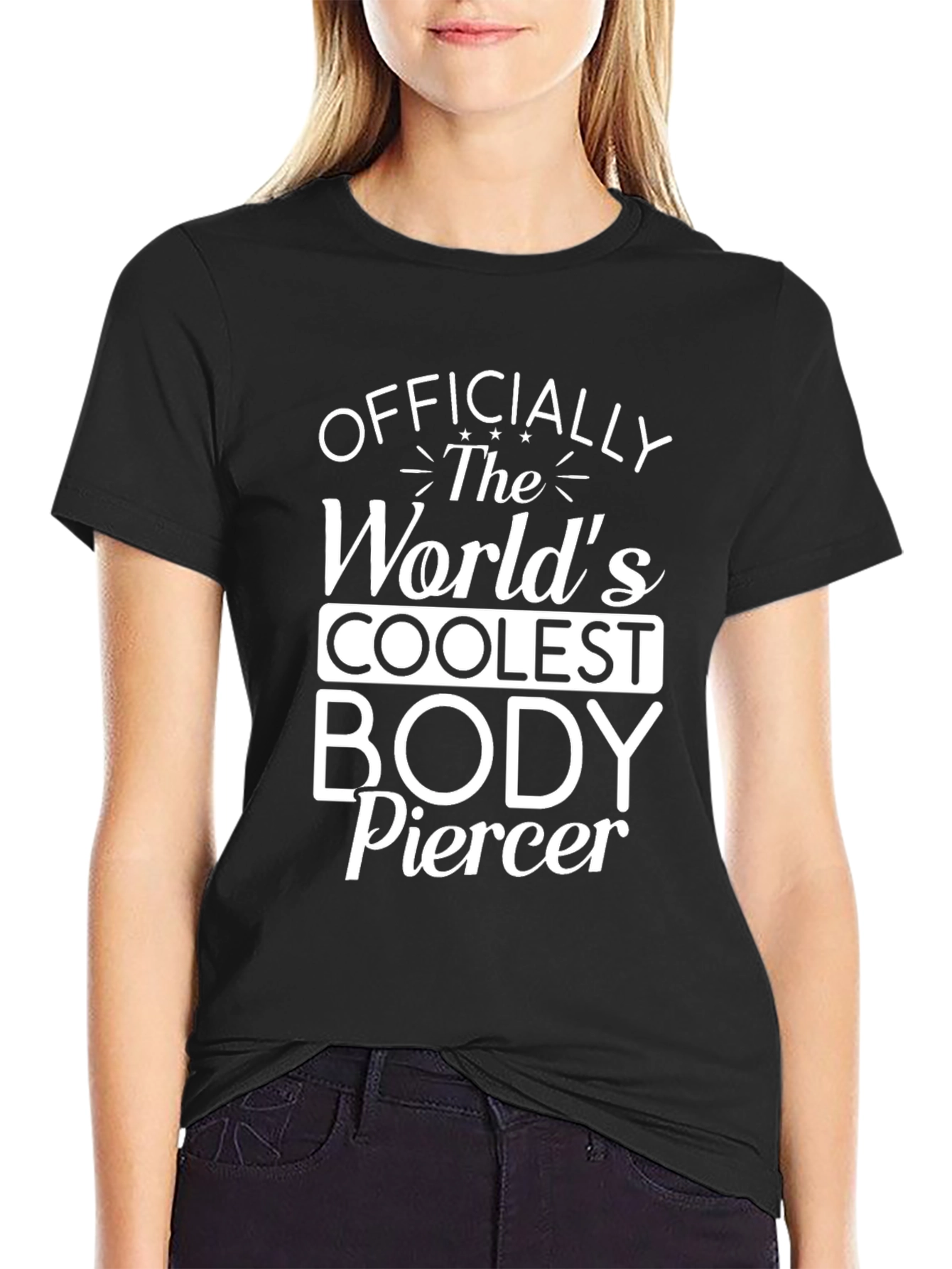 Coolest Body Piercer Black T-Shirt