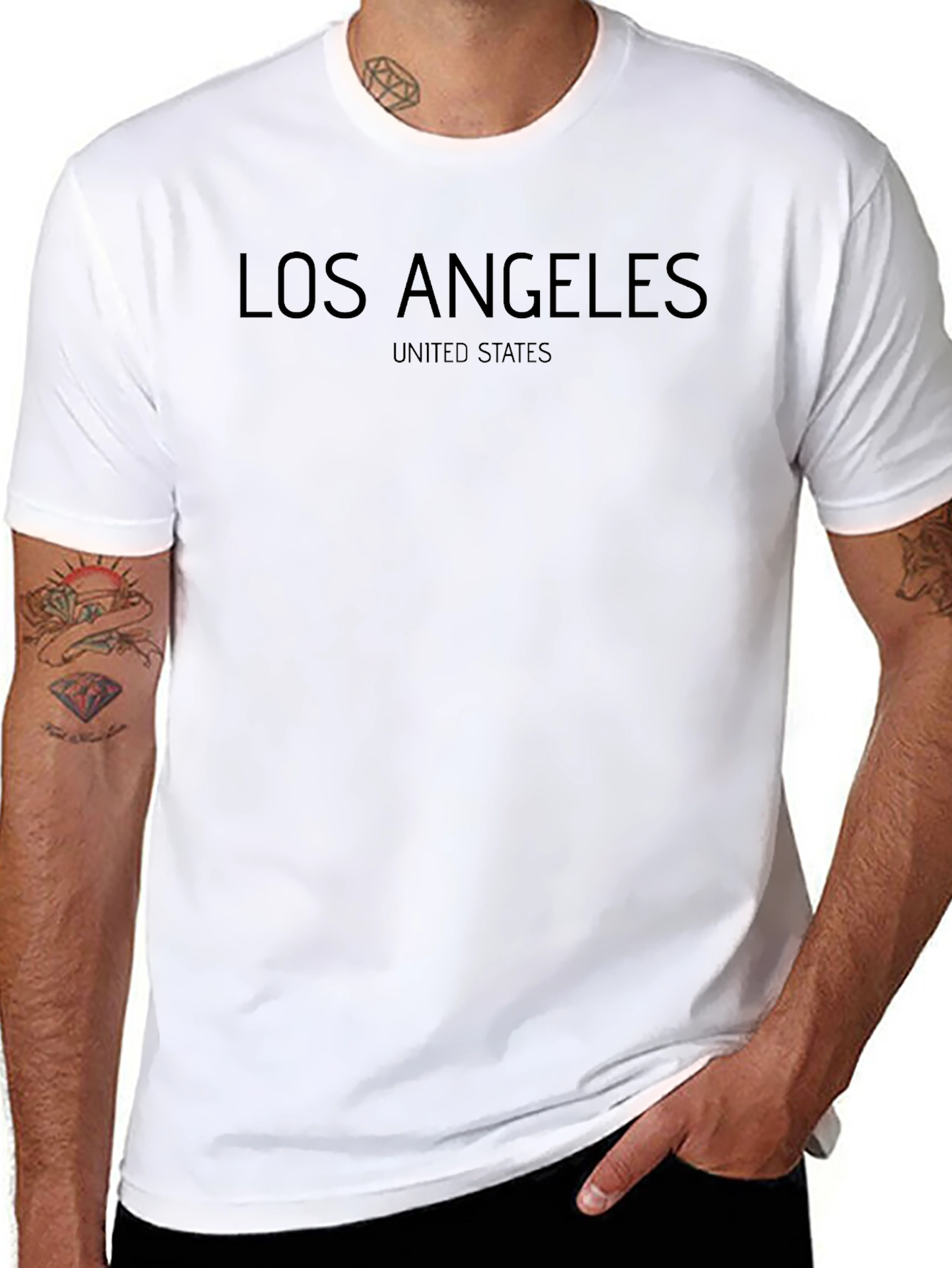 Los Angeles Black Graphic Tee | Unisex