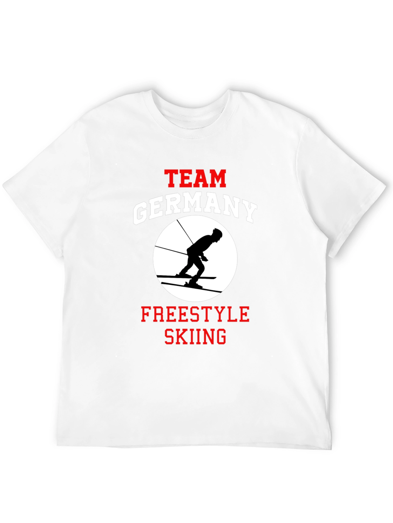 Team Germany Freestyle Skiing Black Graphic Tee