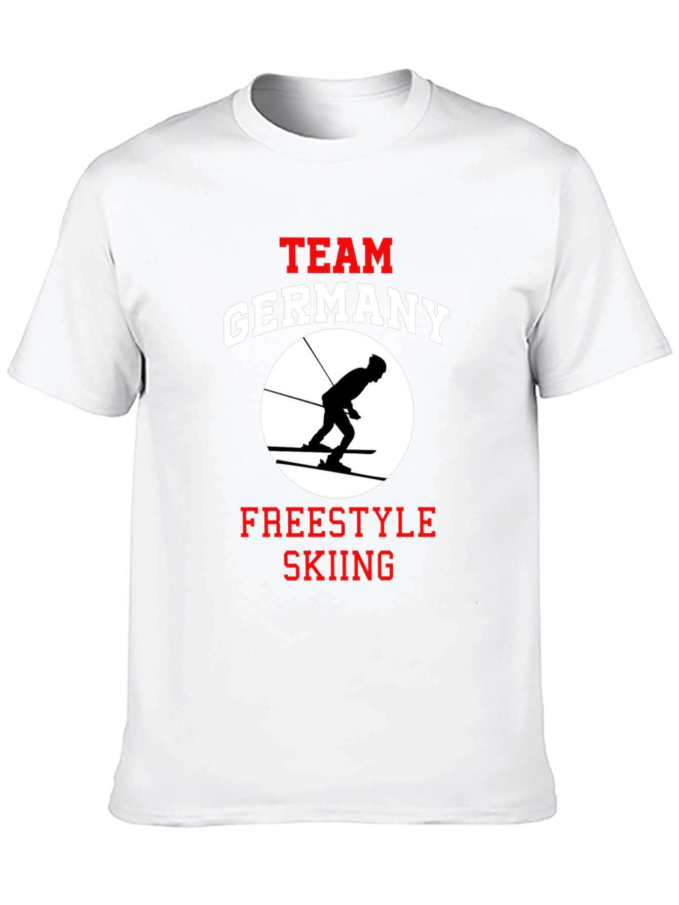 Team Germany Freestyle Skiing Black Graphic Tee