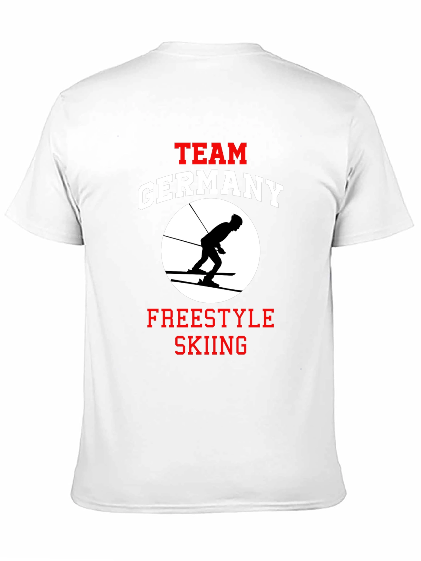 Team Germany Freestyle Skiing Black Graphic Tee
