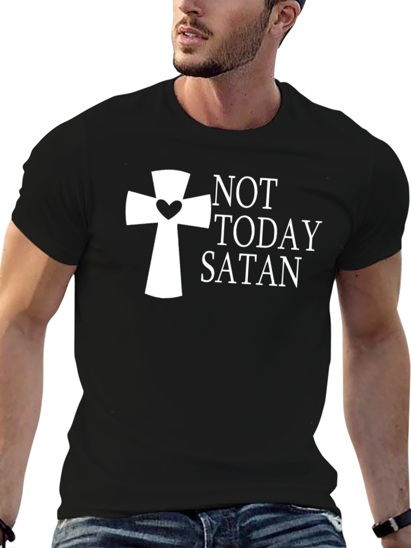 Not Today Satan Graphic T-Shirt