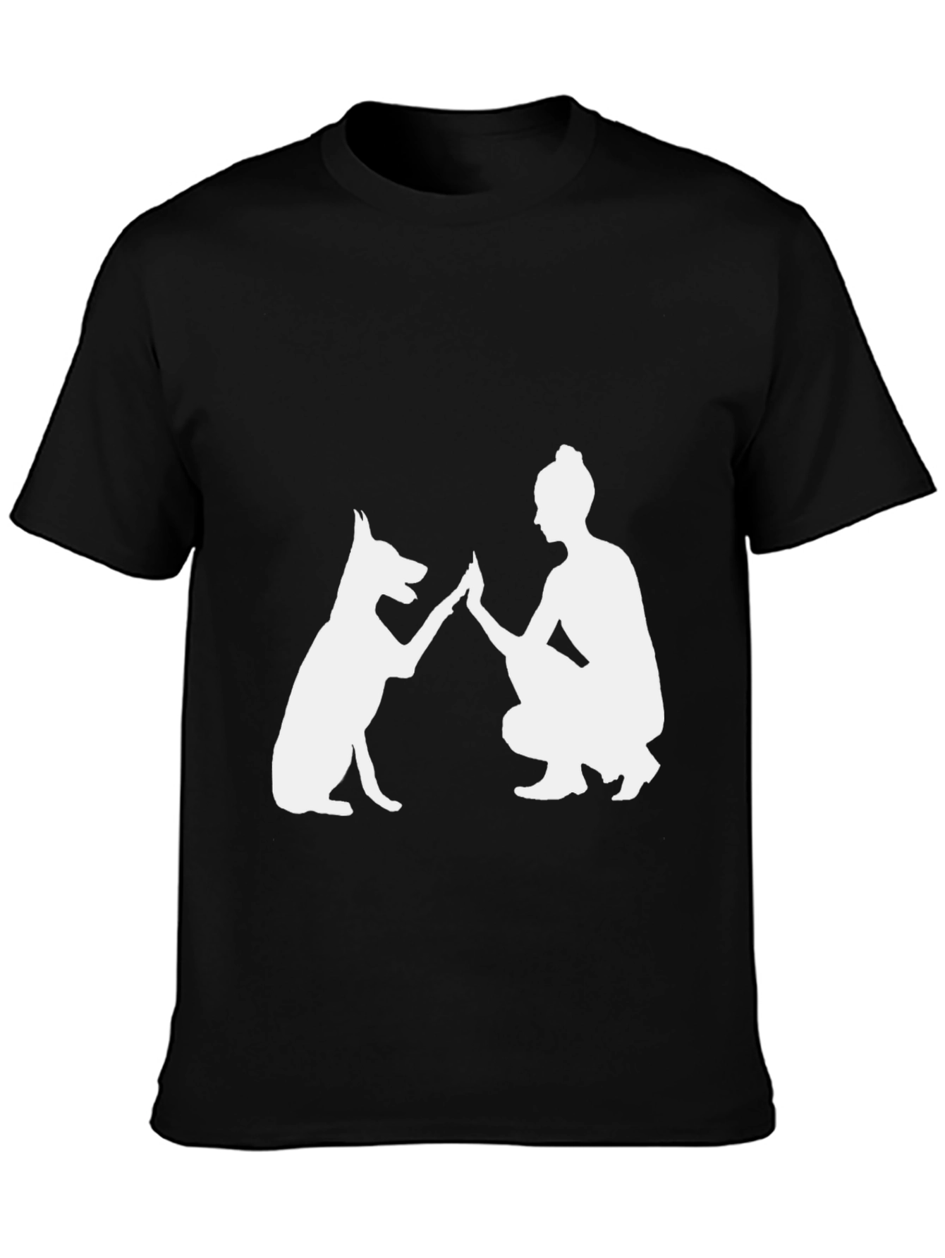 Mans Best Friend Graphic Tee - Black