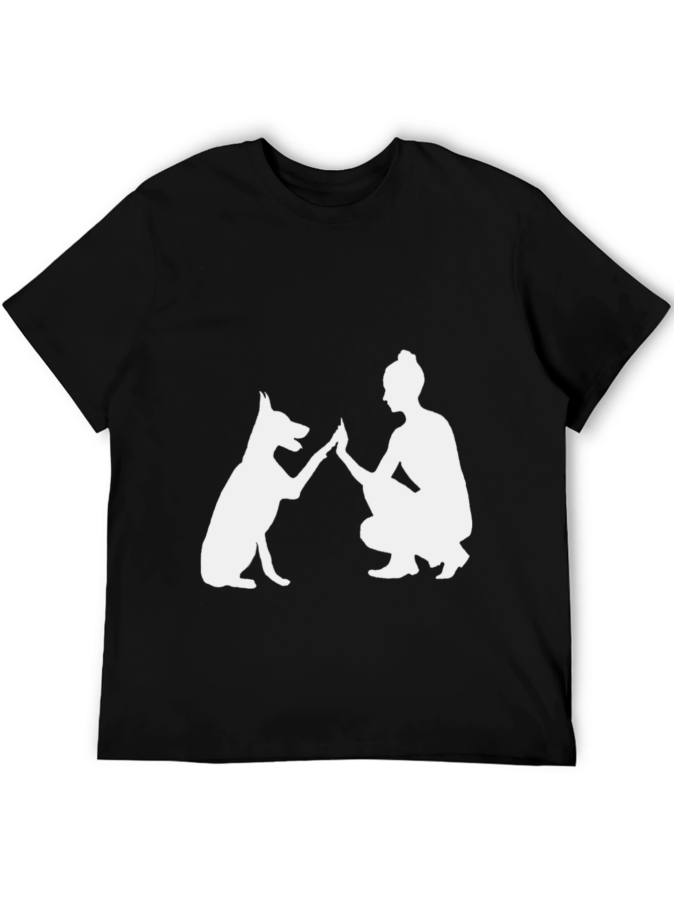 Mans Best Friend Graphic Tee - Black