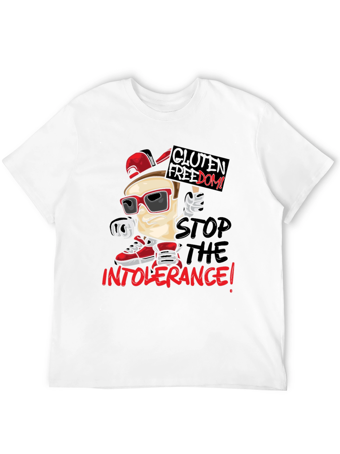 Gluten Freedom T-Shirt - Stop the Intolerance!