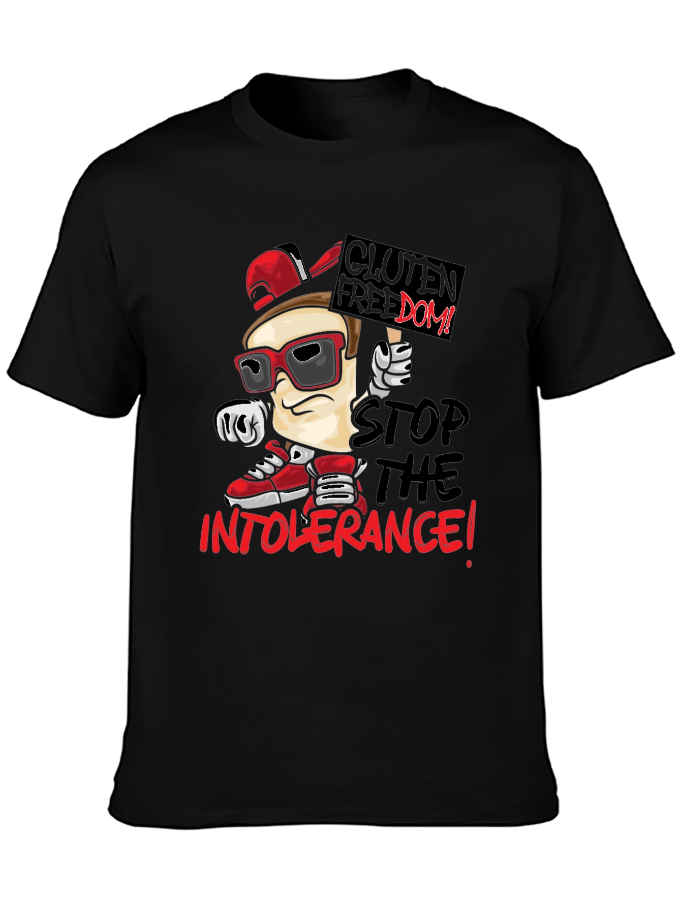 Gluten Freedom T-Shirt - Stop the Intolerance!