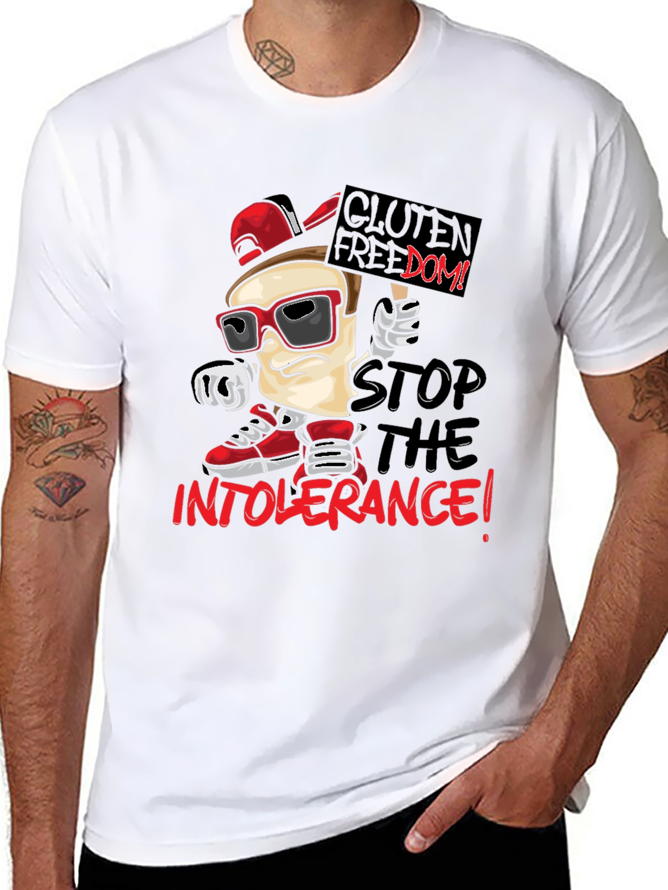 Gluten Freedom T-Shirt - Stop the Intolerance!