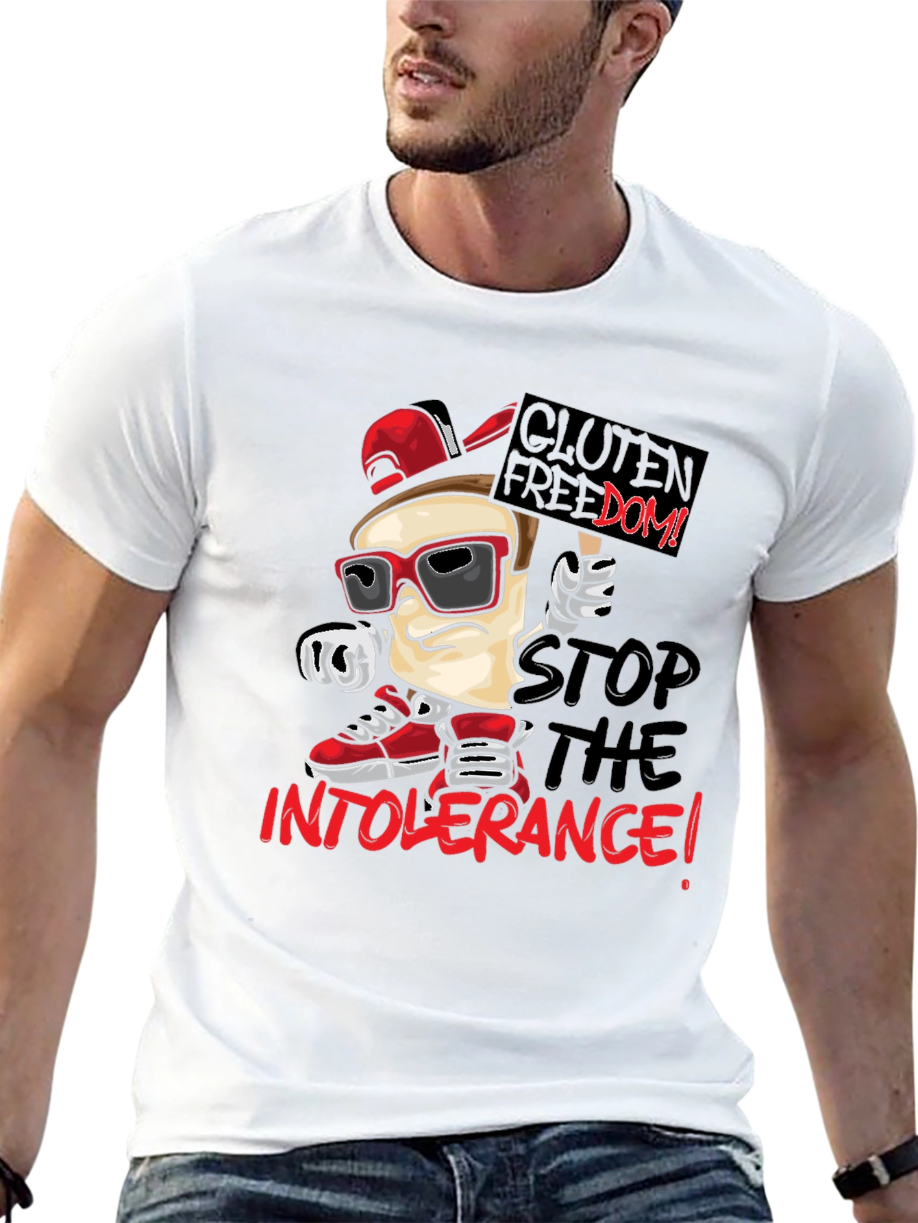 Gluten Freedom T-Shirt - Stop the Intolerance!