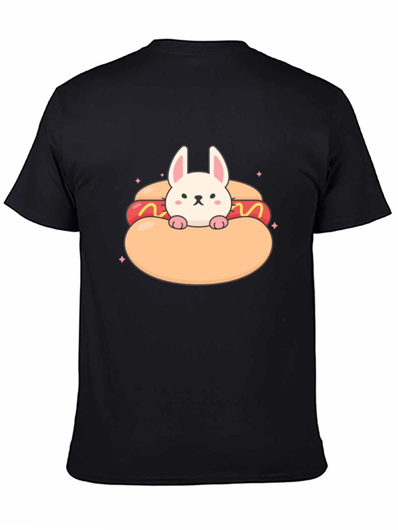 Bunny in a Hotdog T-Shirt: Cute & Comfy Tee