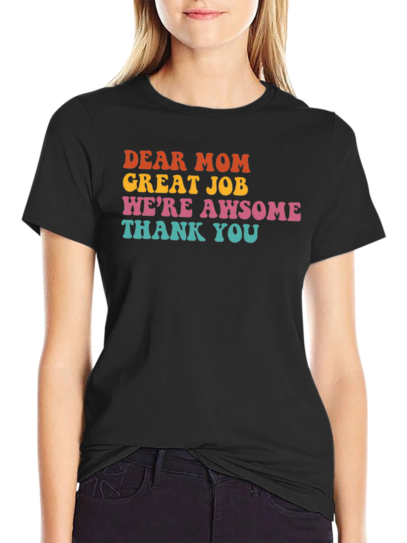 Dear Mom Graphic T-Shirt - Awesome Family Tee