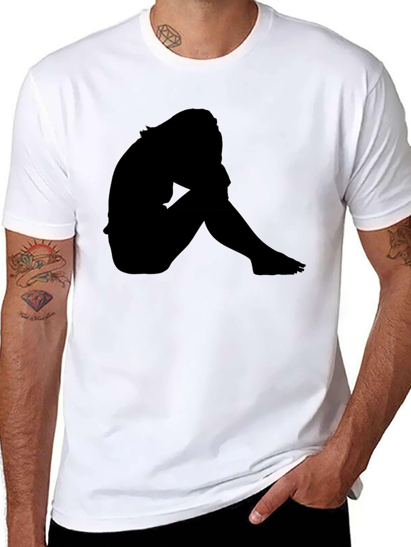 Silhouette Tee - Modern Graphic Print