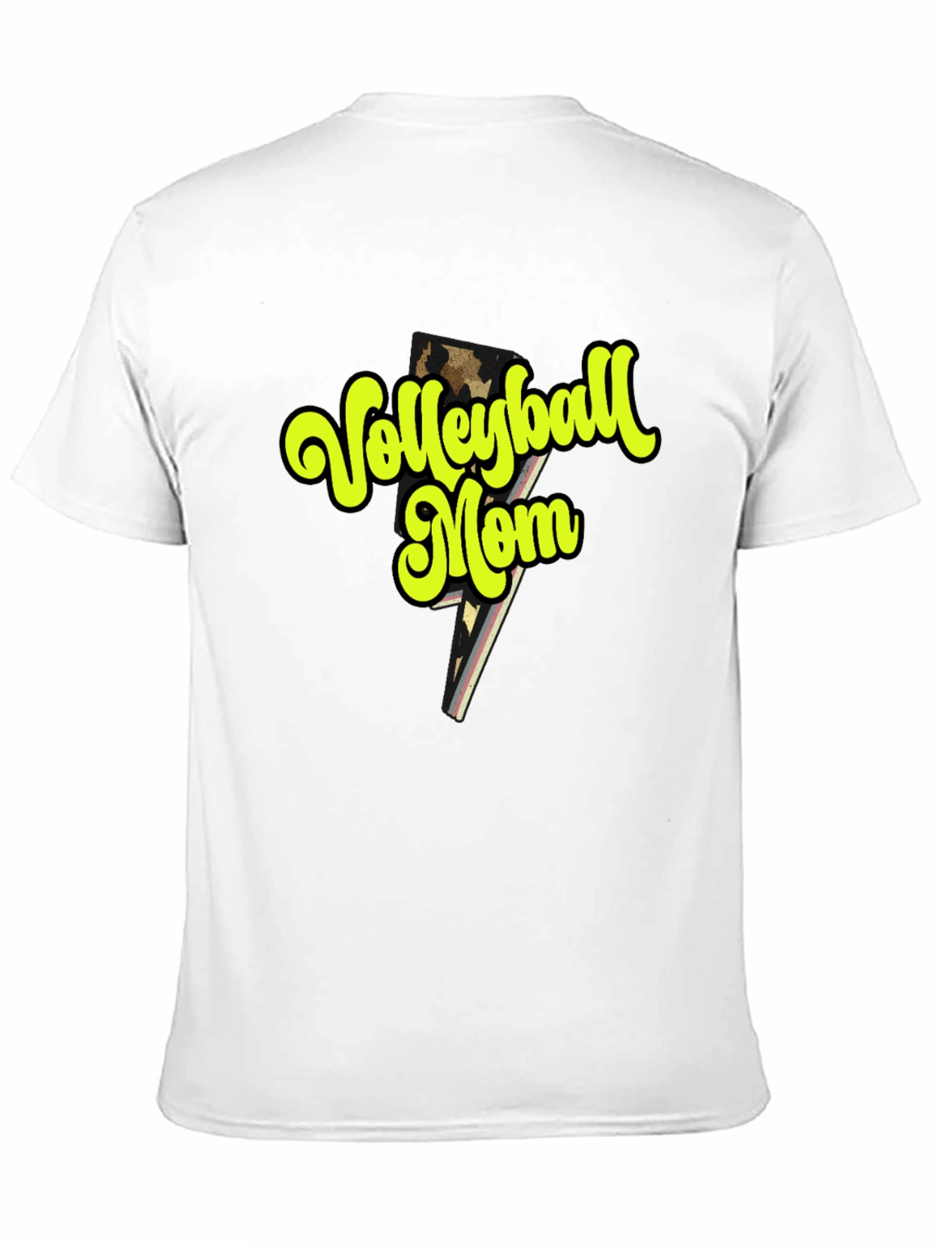Volleyball Mom Graphic Tee - Black