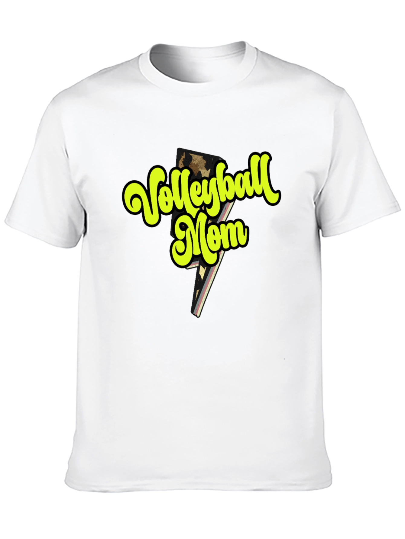 Volleyball Mom Graphic Tee - Black