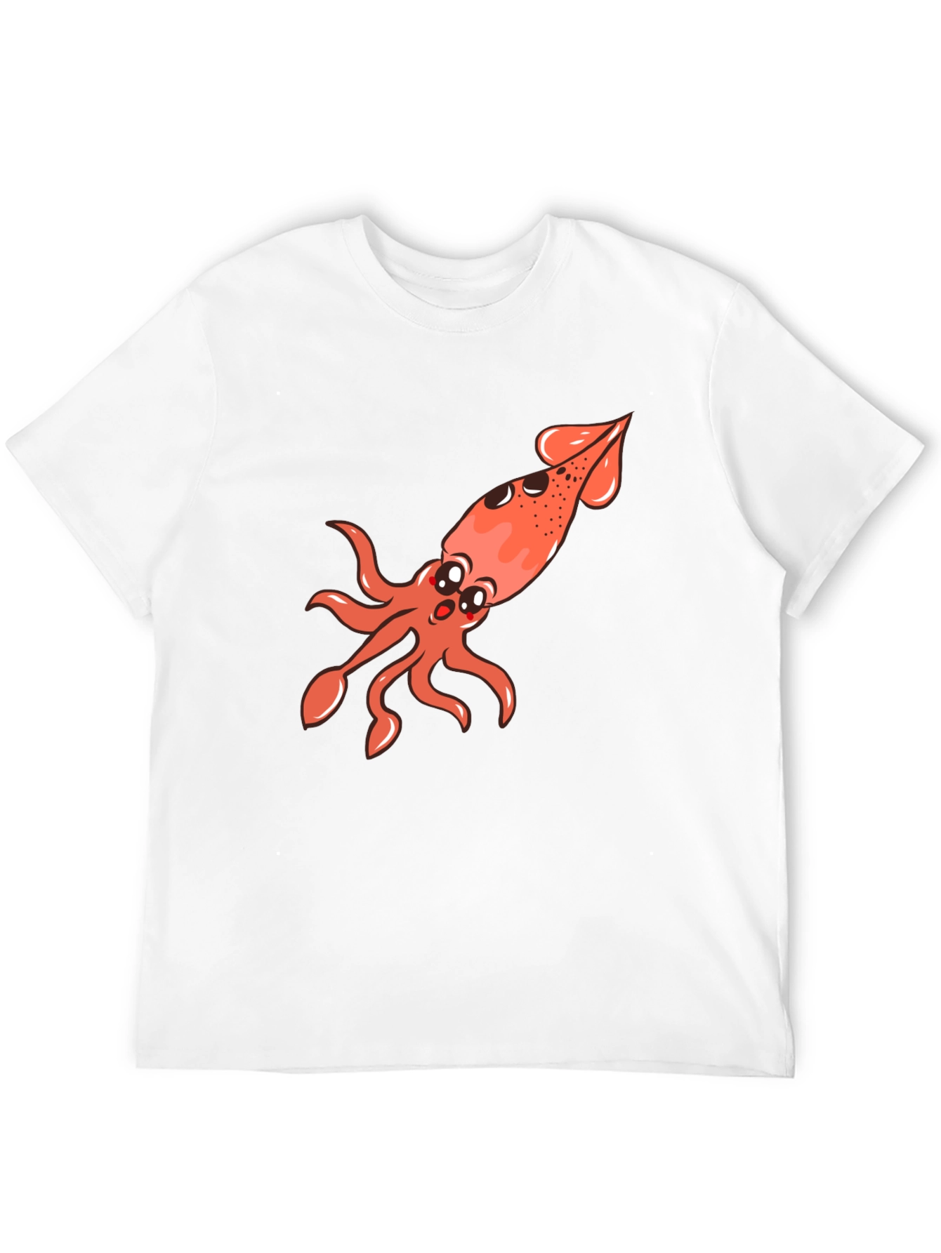 Squid Graphic Tee - Black Unisex T-Shirt