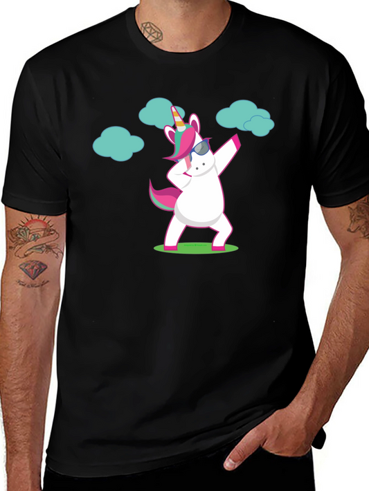 Unicorn Dab Black T-Shirt