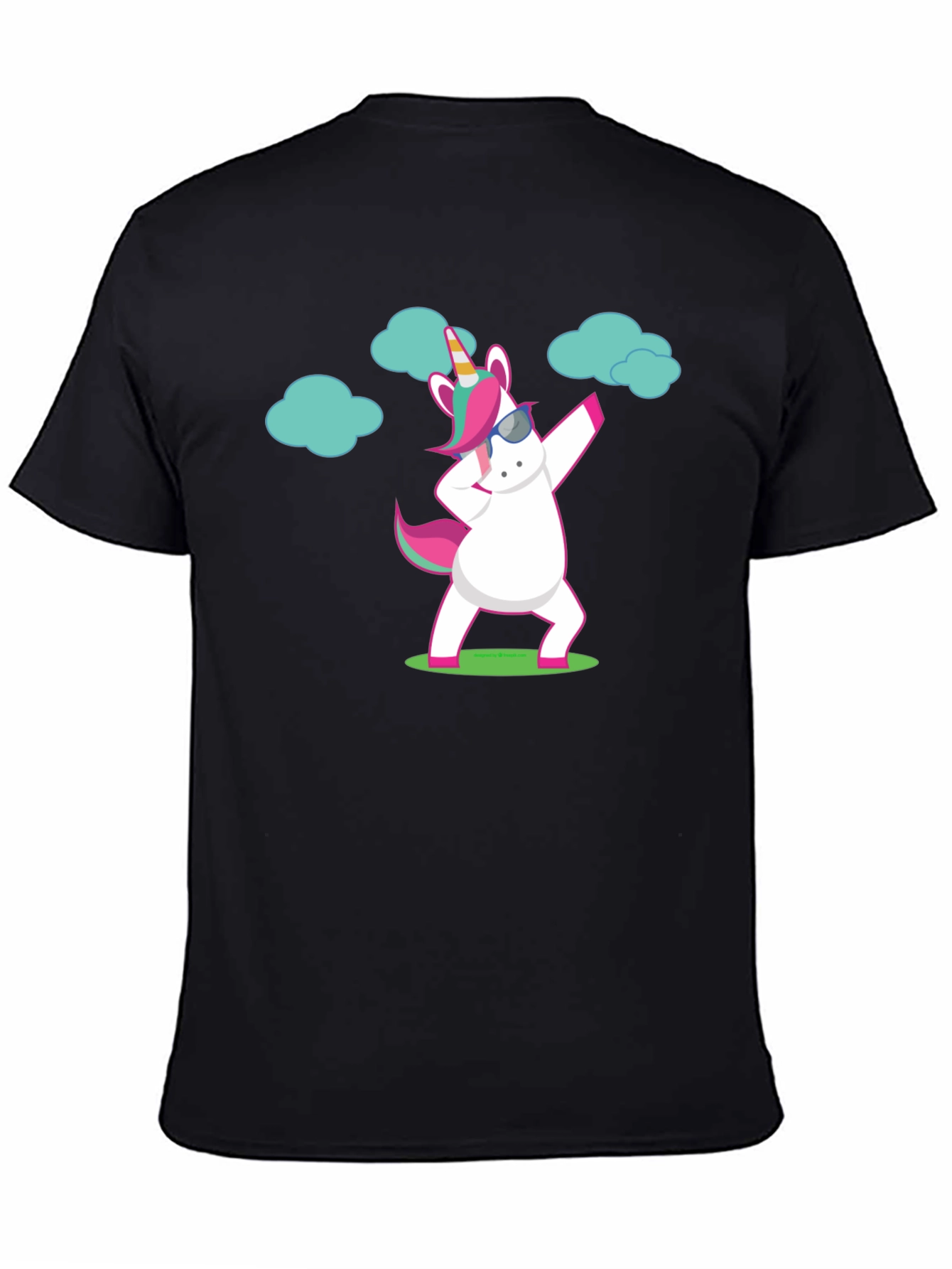 Unicorn Dab Black T-Shirt