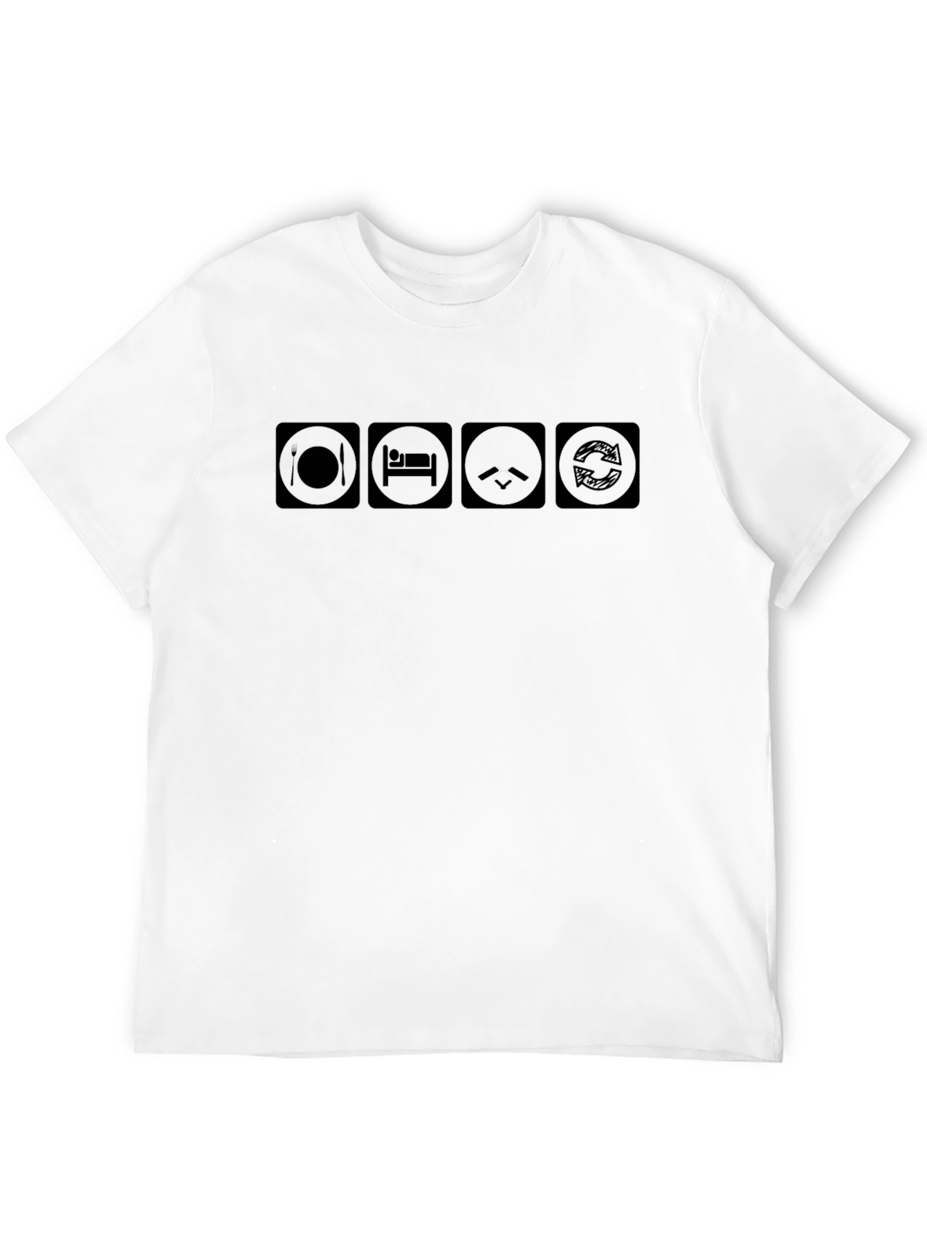 Eat Sleep Code Repeat Black T-Shirt