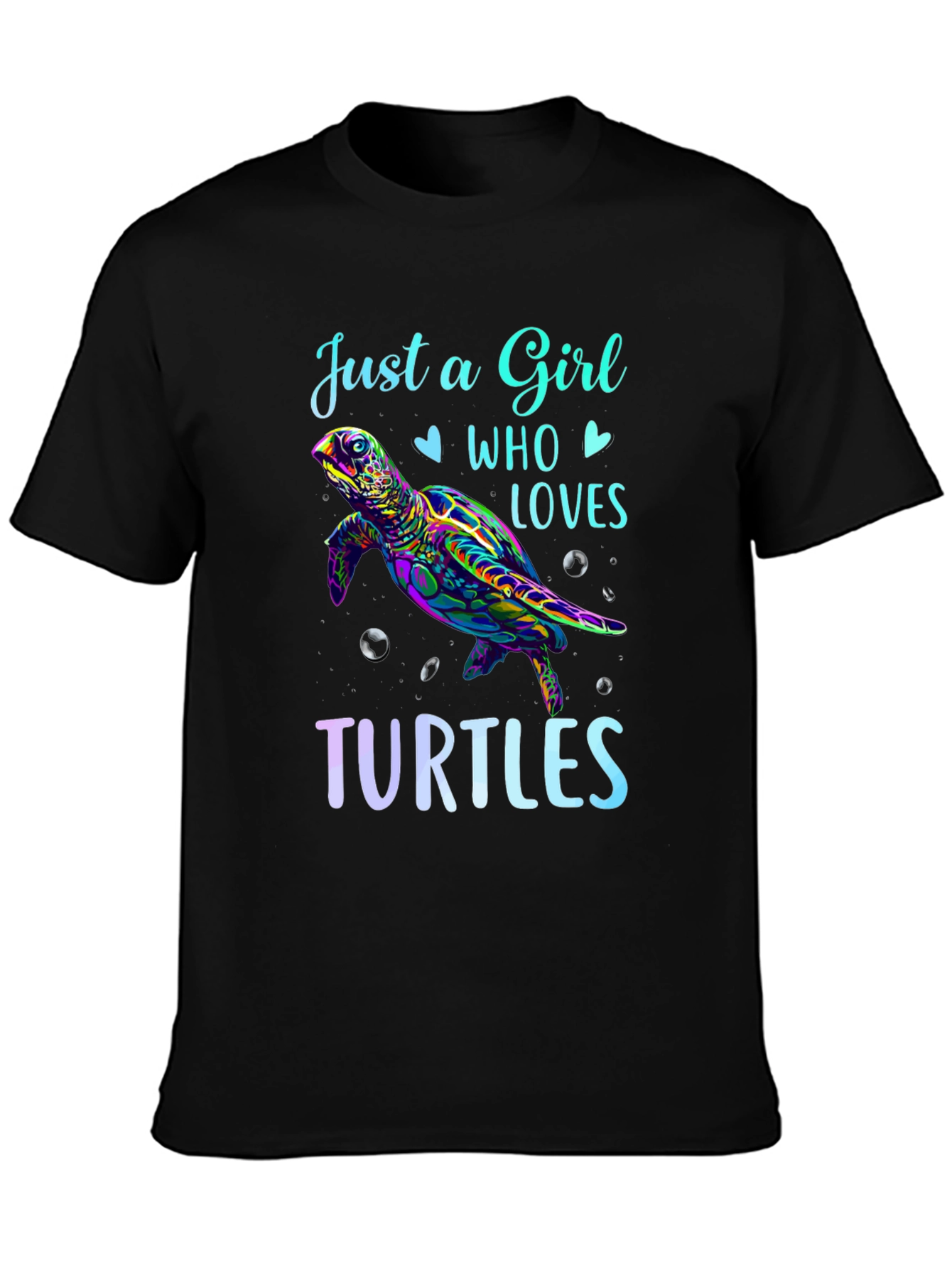 Just a Girl Who Loves Turtles T-Shirt