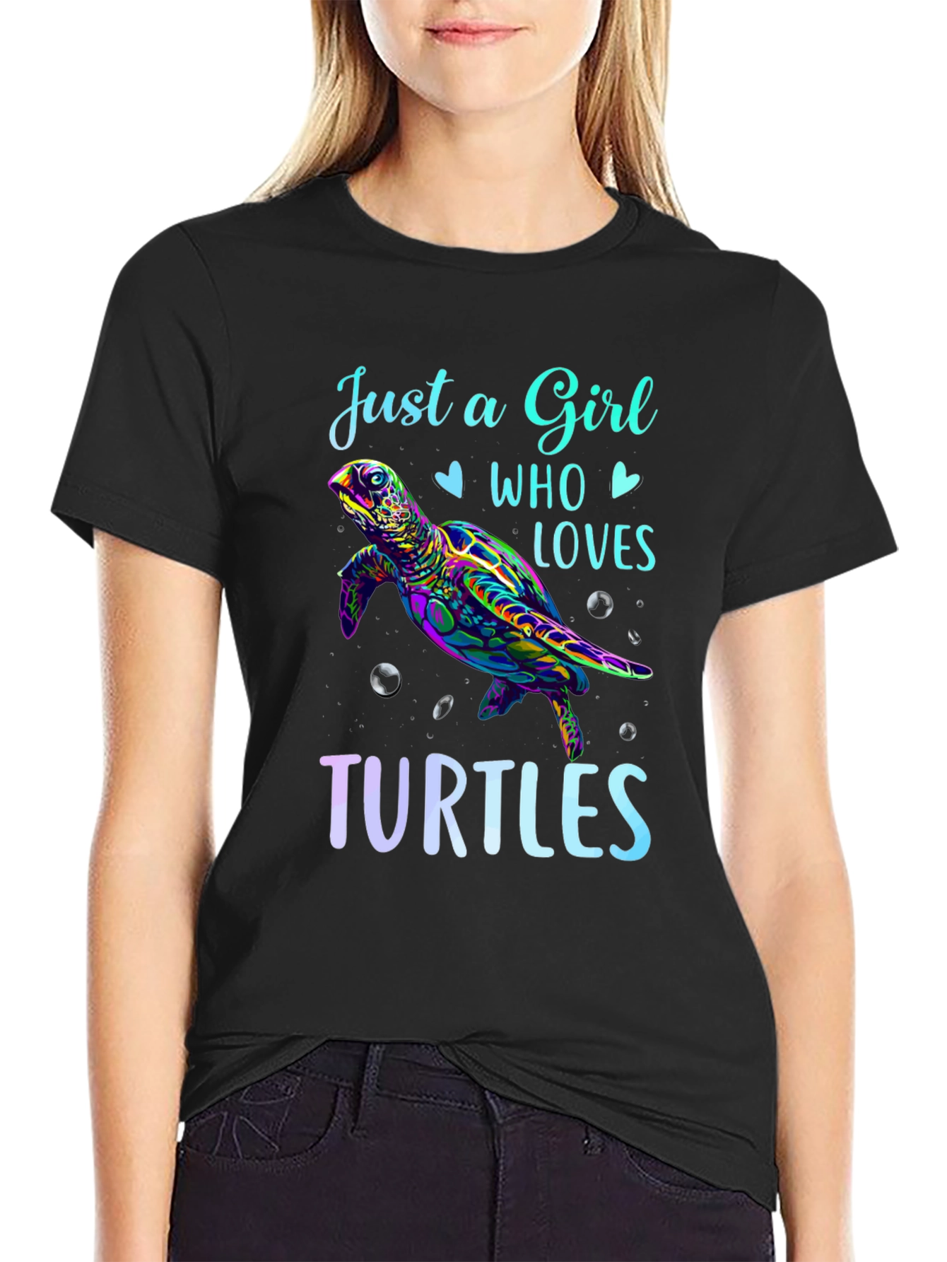 Just a Girl Who Loves Turtles T-Shirt