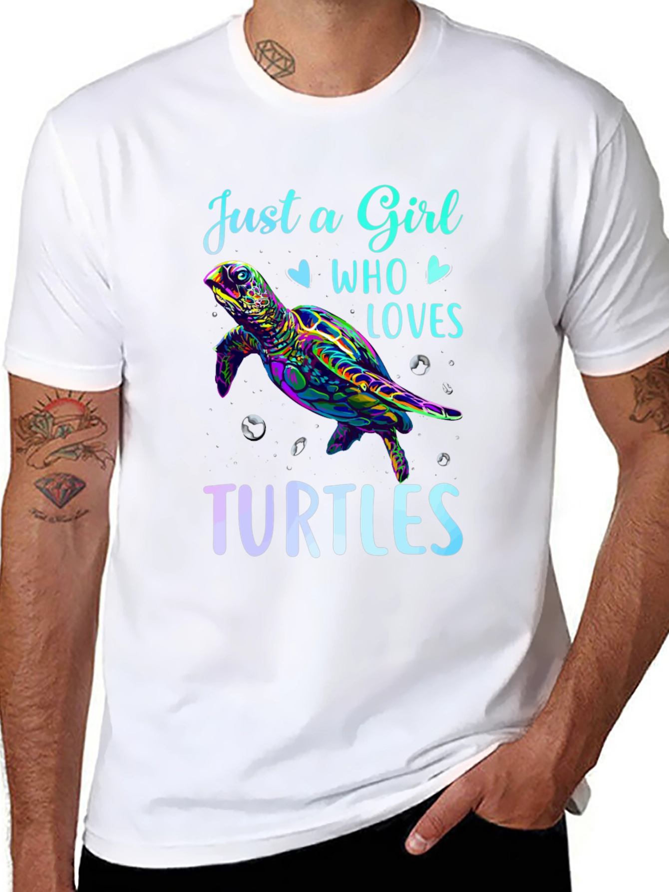 Just a Girl Who Loves Turtles T-Shirt