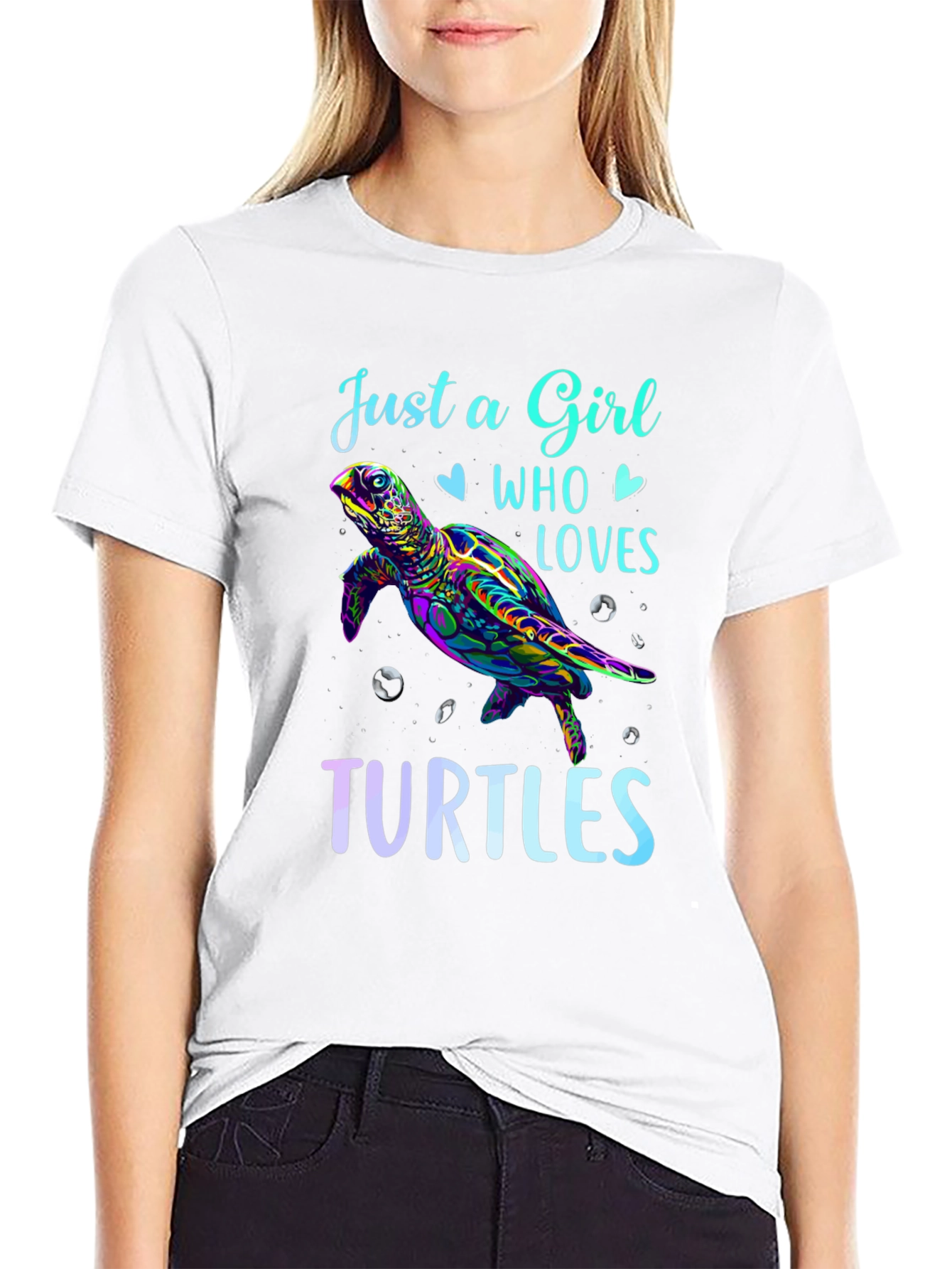 Just a Girl Who Loves Turtles T-Shirt
