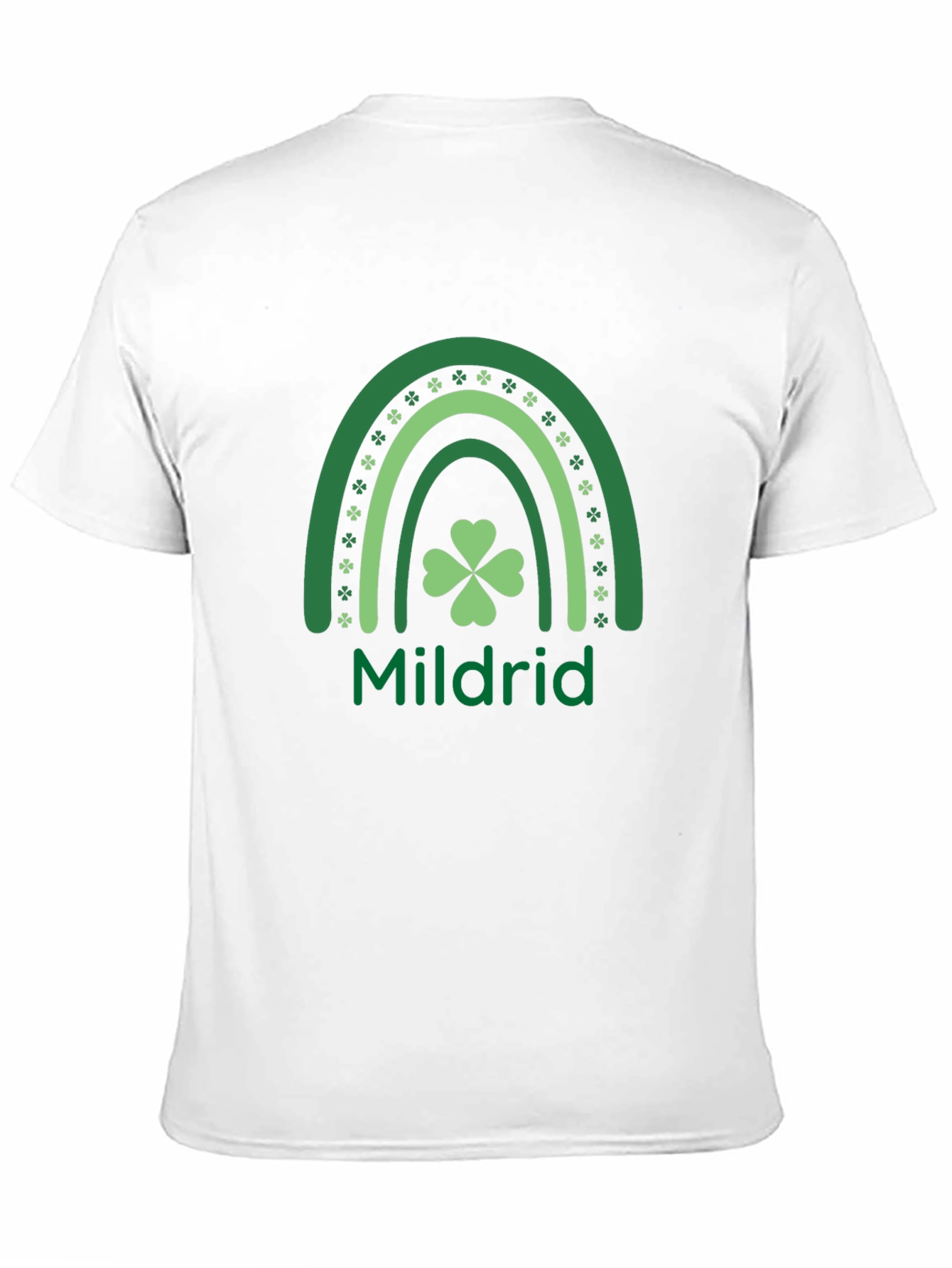 Mildrid St. Patricks Day Rainbow Shamrock T-Shirt