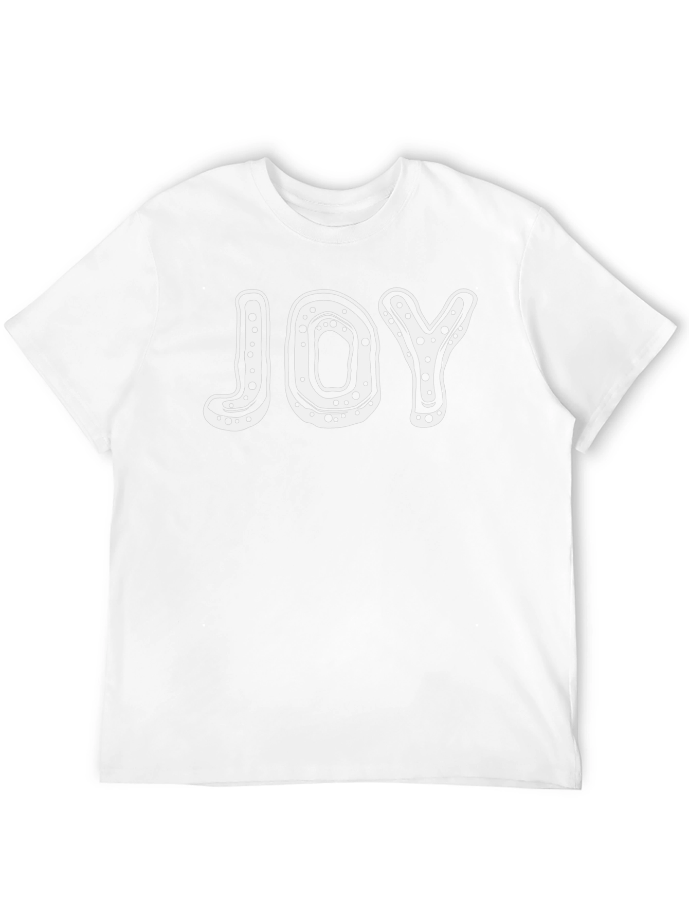 Joy Graphic Tee - Black Cotton T-Shirt