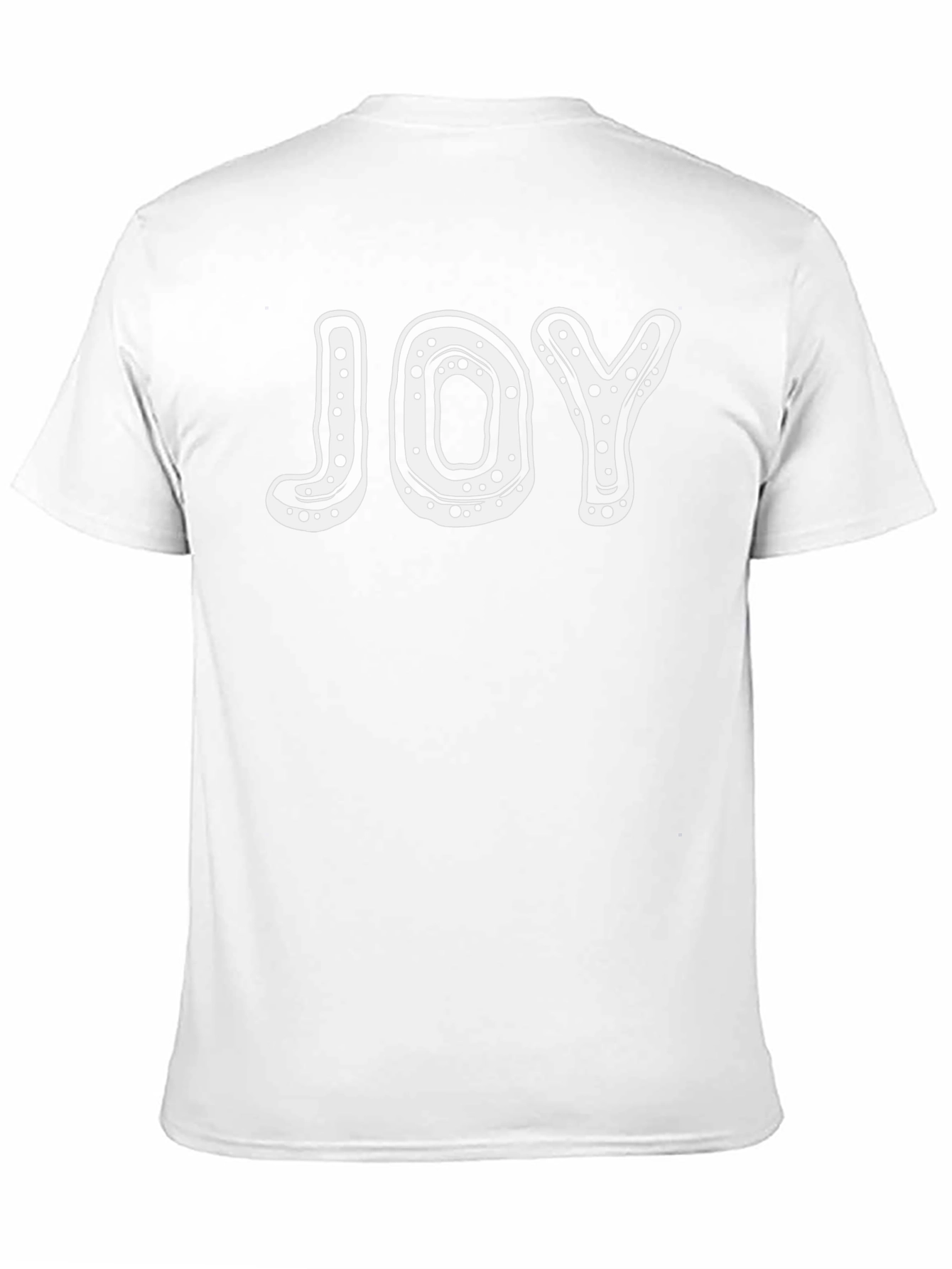Joy Graphic Tee - Black Cotton T-Shirt