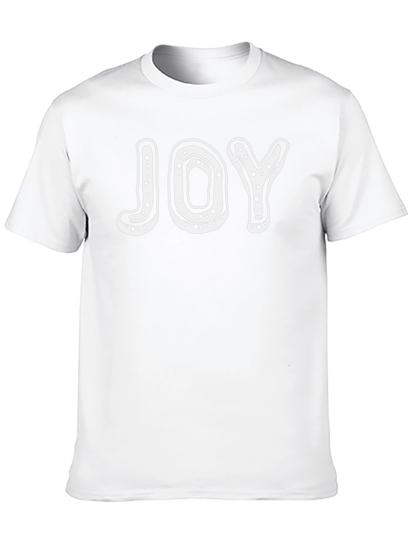 Joy Graphic Tee - Black Cotton T-Shirt