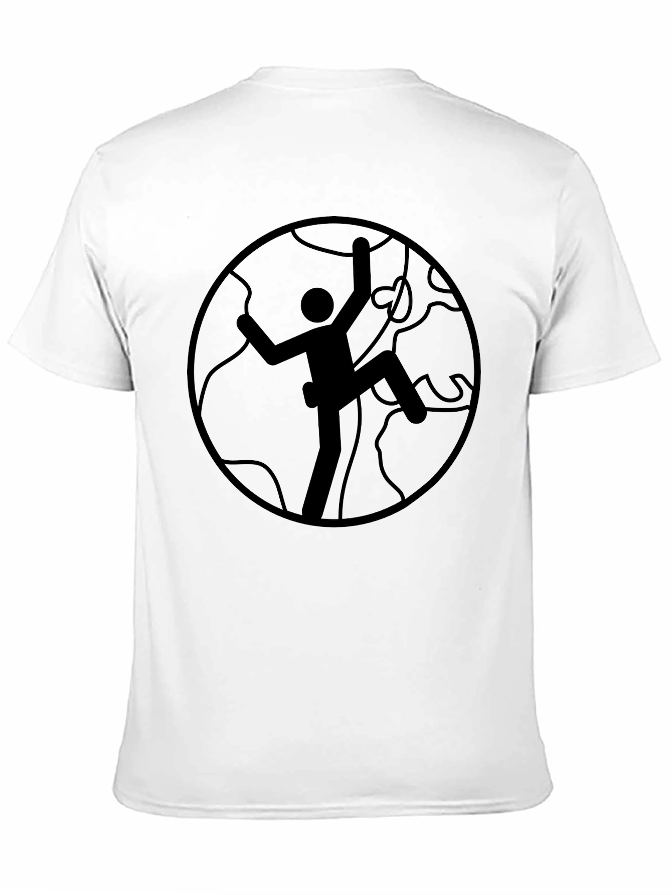 Climbing Graphic Black T-Shirt