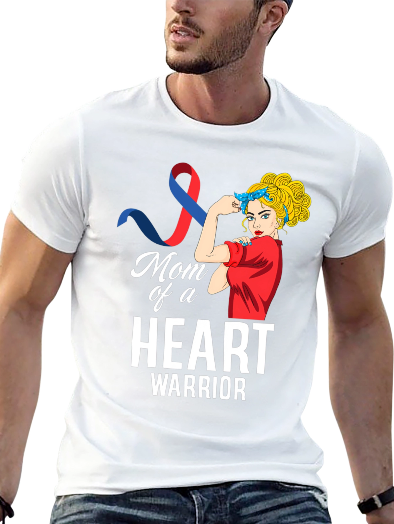Mom of a Heart Warrior Graphic Tee