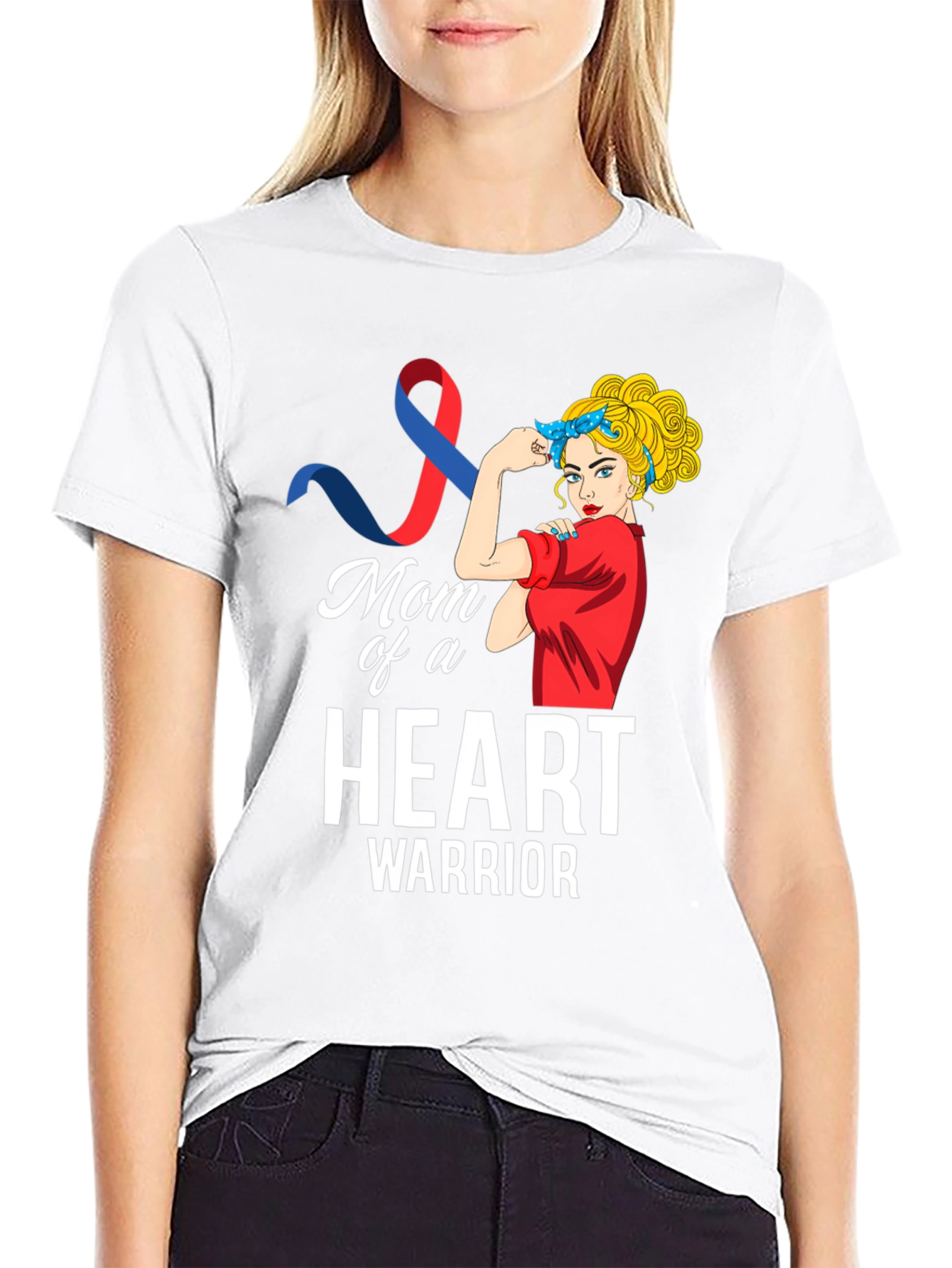 Mom of a Heart Warrior Graphic Tee