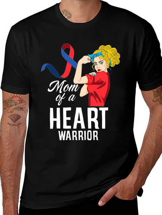 Mom of a Heart Warrior Graphic Tee
