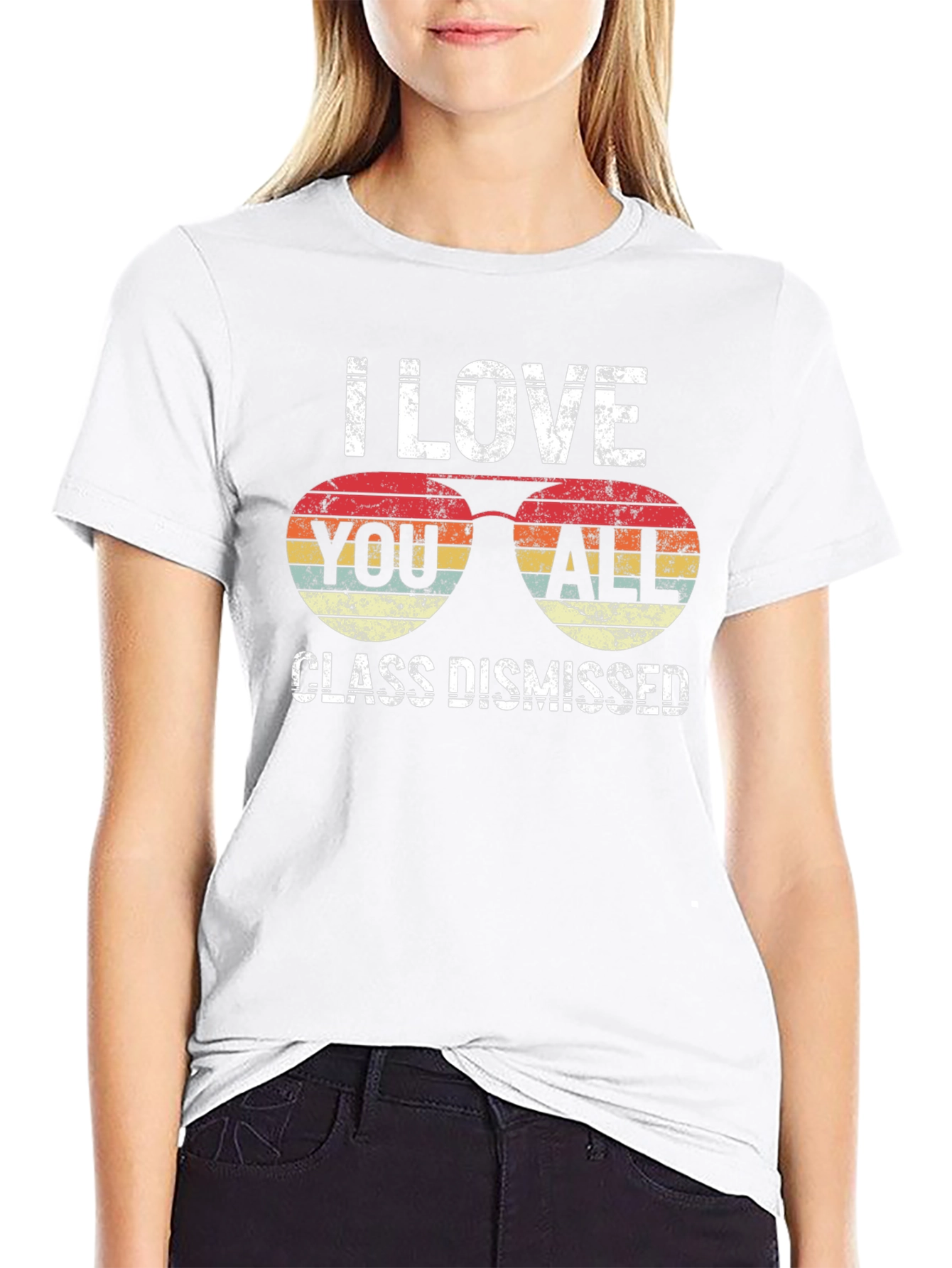 I Love You All Class Dismissed Graphic T-Shirt