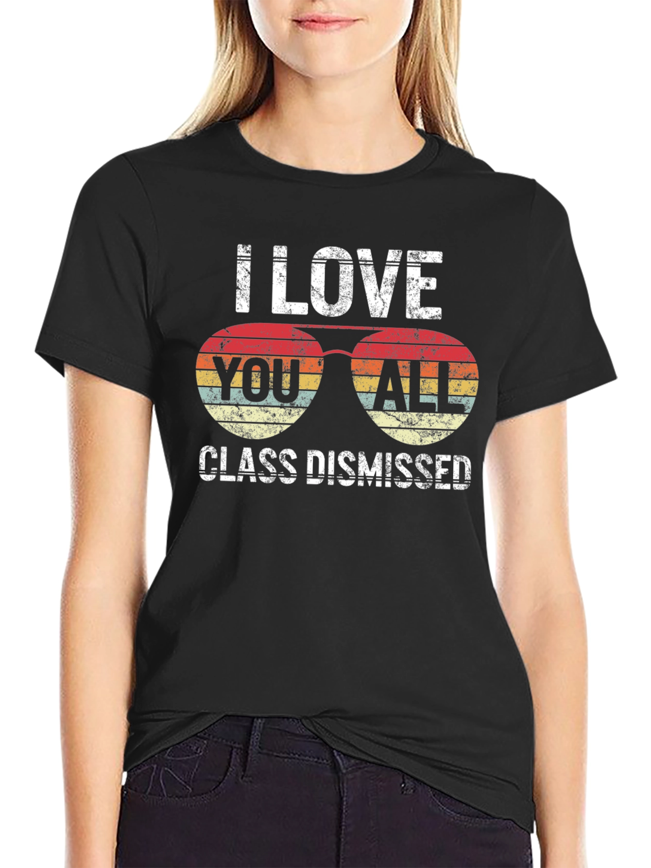 I Love You All Class Dismissed Graphic T-Shirt