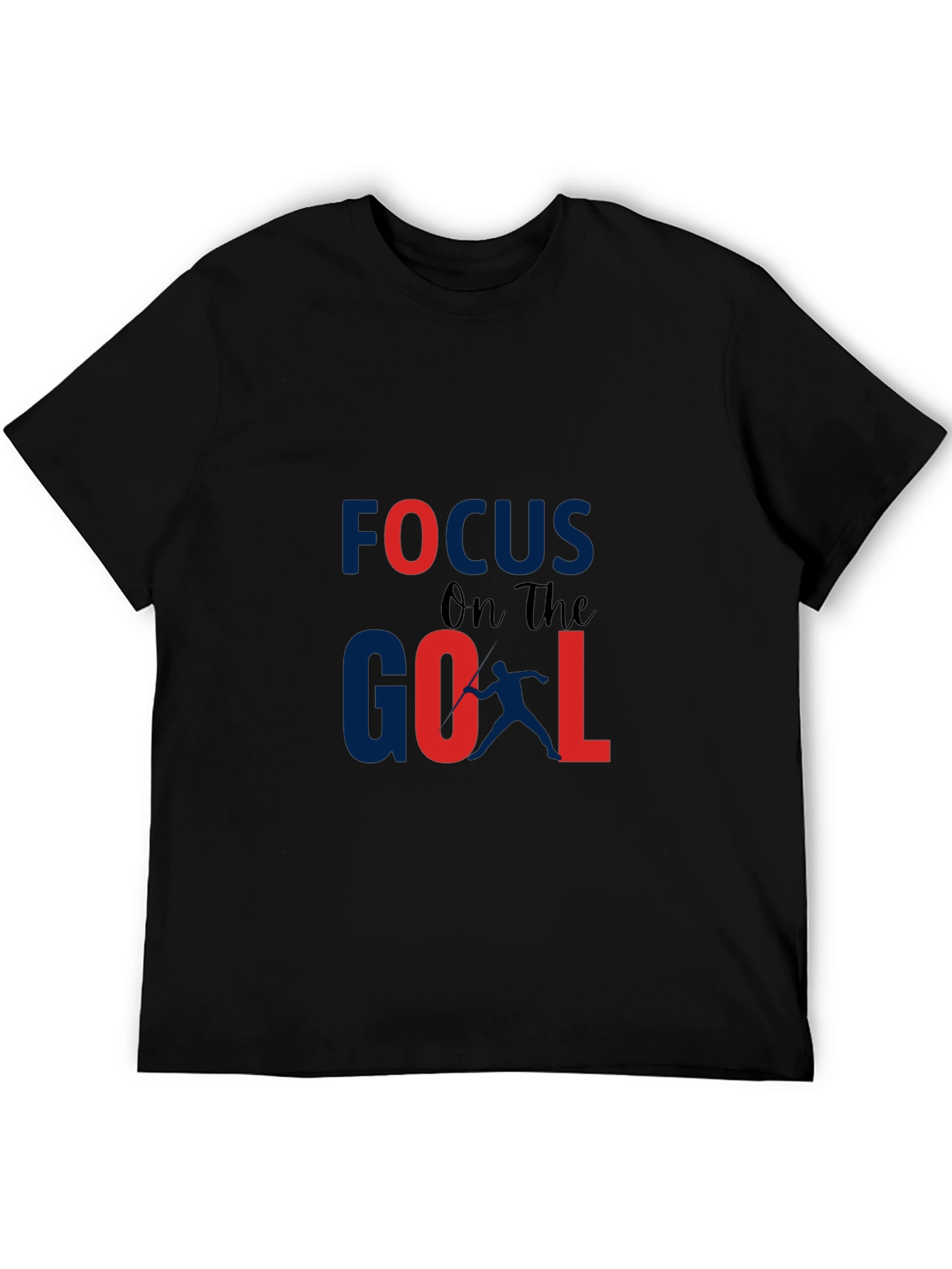 Focus on the Goal Graphic Tee - Black