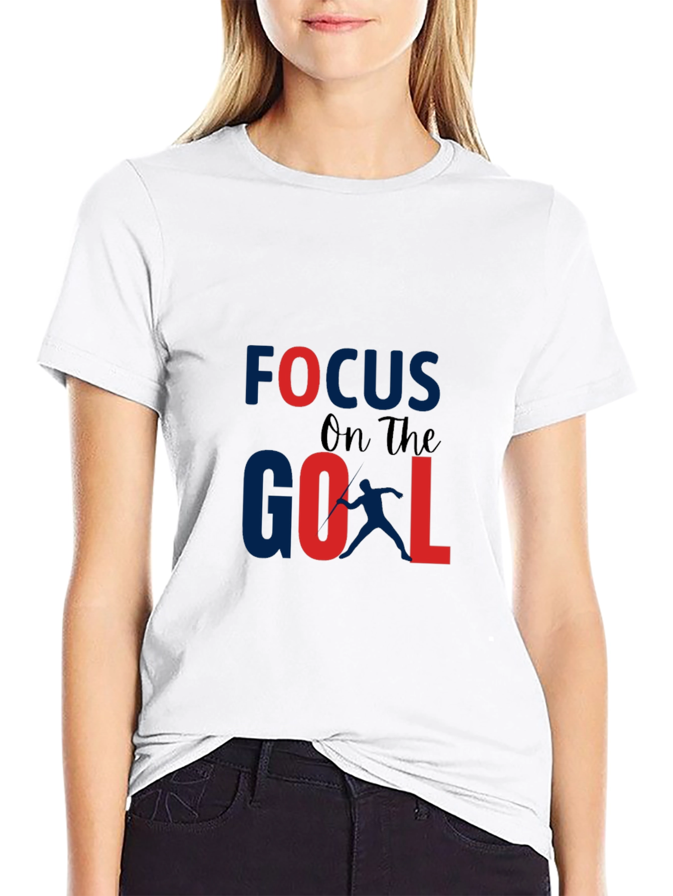 Focus on the Goal Graphic Tee - Black