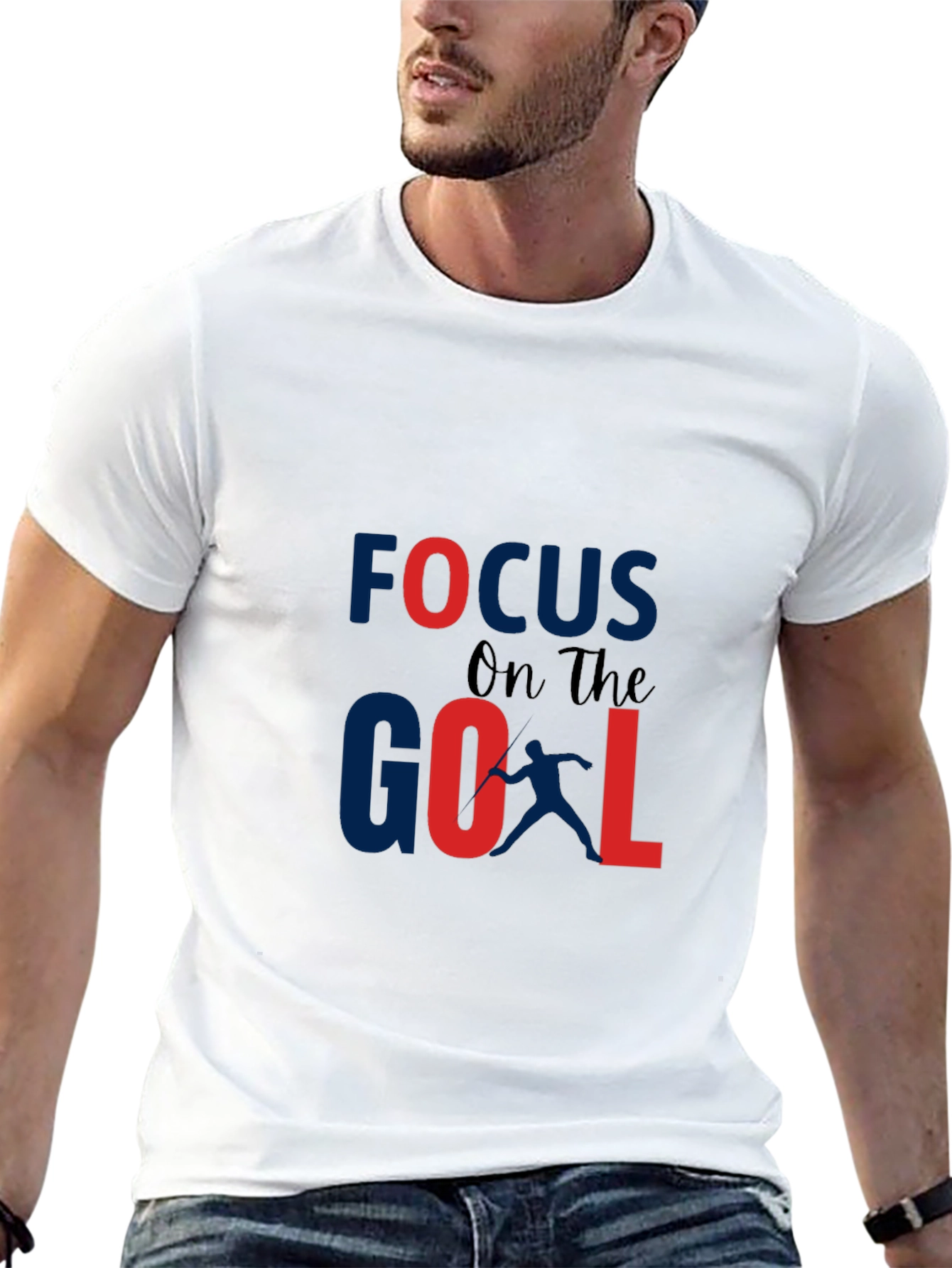 Focus on the Goal Graphic Tee - Black