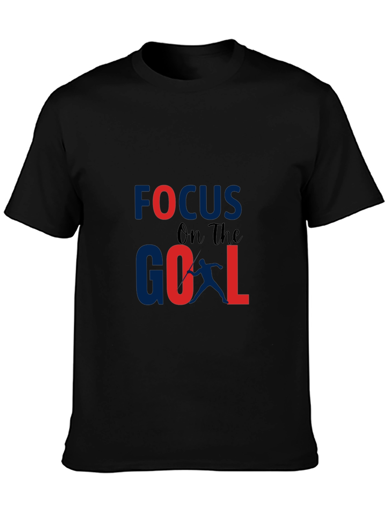 Focus on the Goal Graphic Tee - Black
