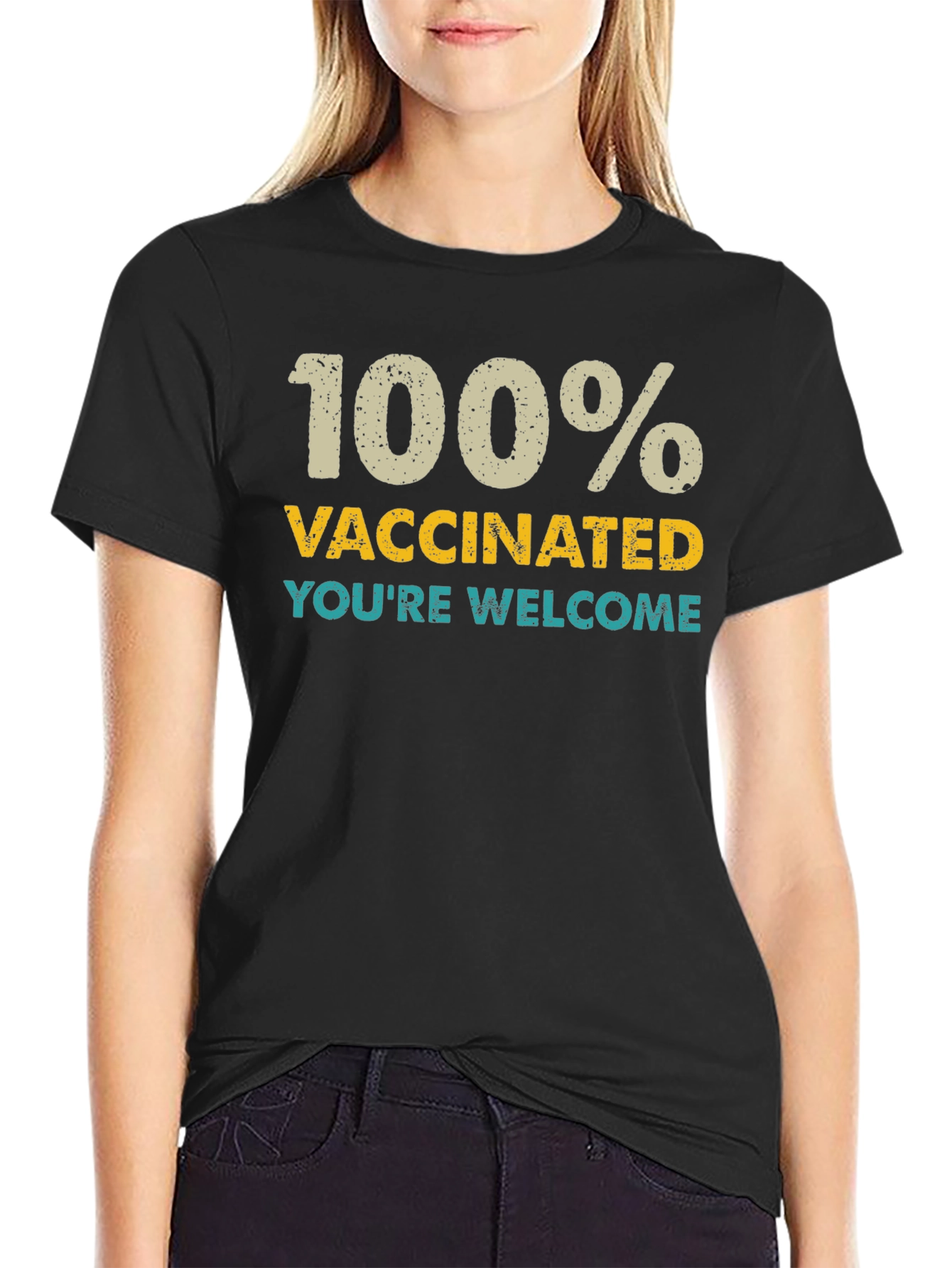 100% Vaccinated Graphic Tee